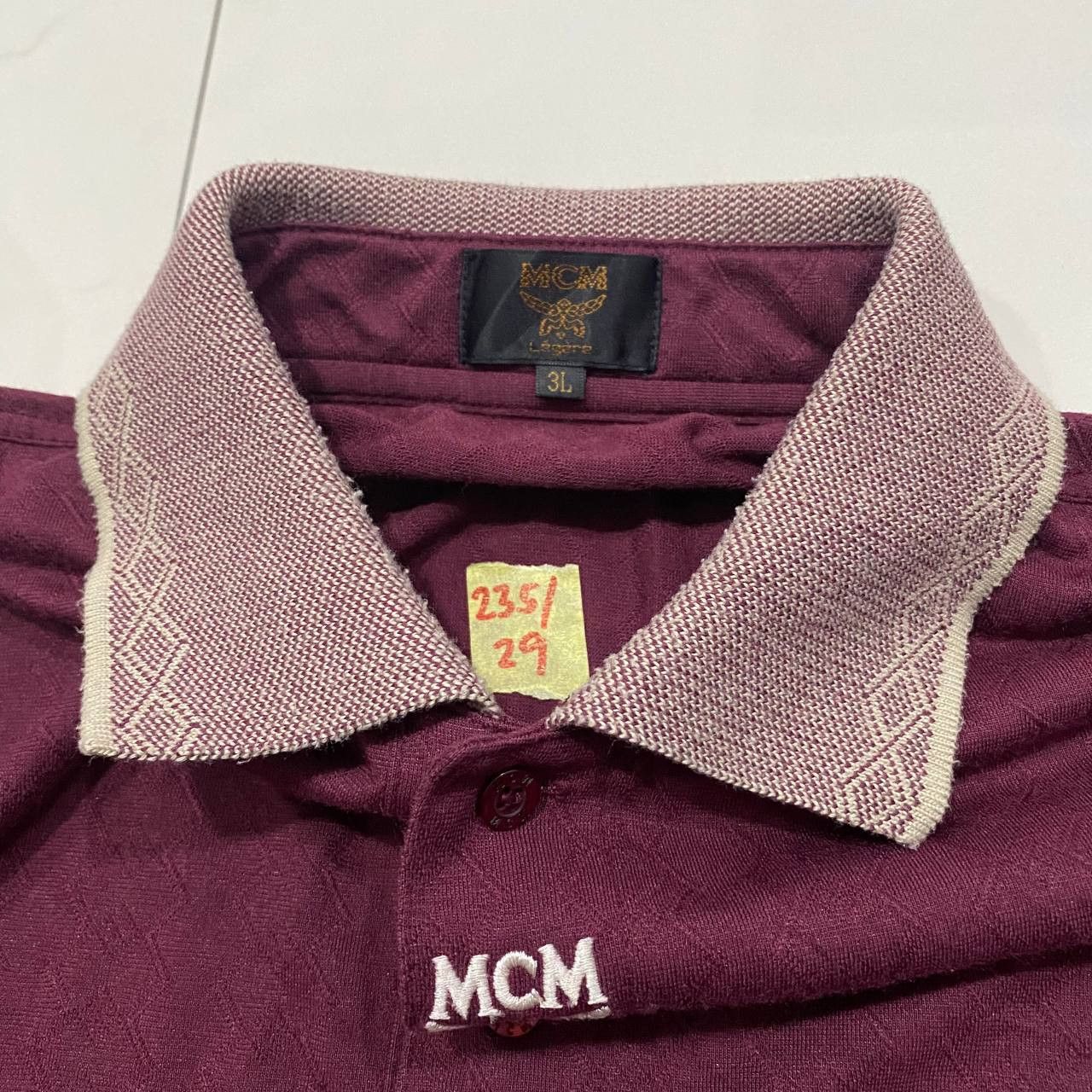 MCM × Vintage Vintage MCM Polo Golf Long sleeve T shirt Size US XL / EU 56 / 4 - 3 Thumbnail