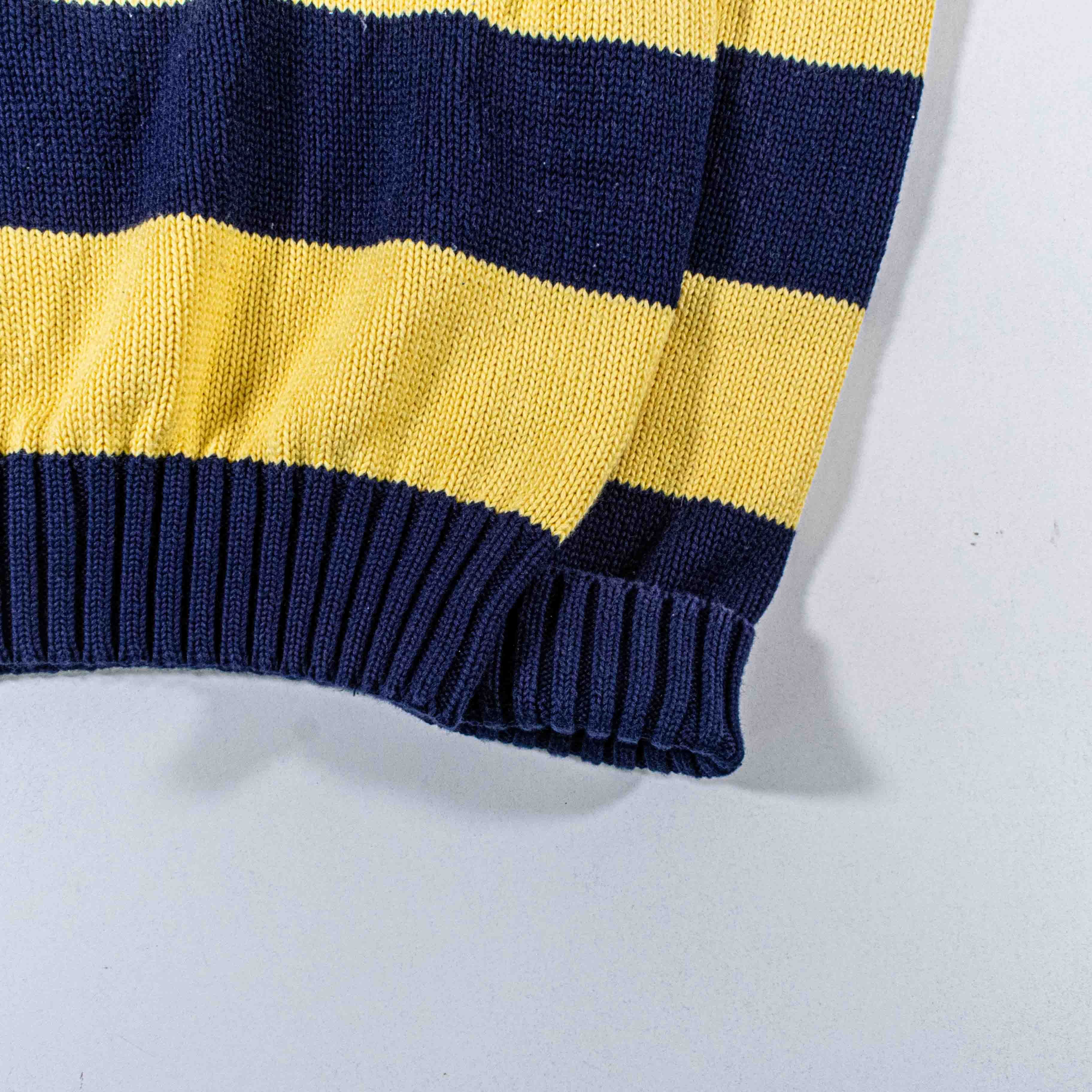 Polo Ralph Lauren Vintage 90s Polo Ralph Lauren Pony Striped Knit Sweater Size US M / EU 48-50 / 2 - 4 Thumbnail