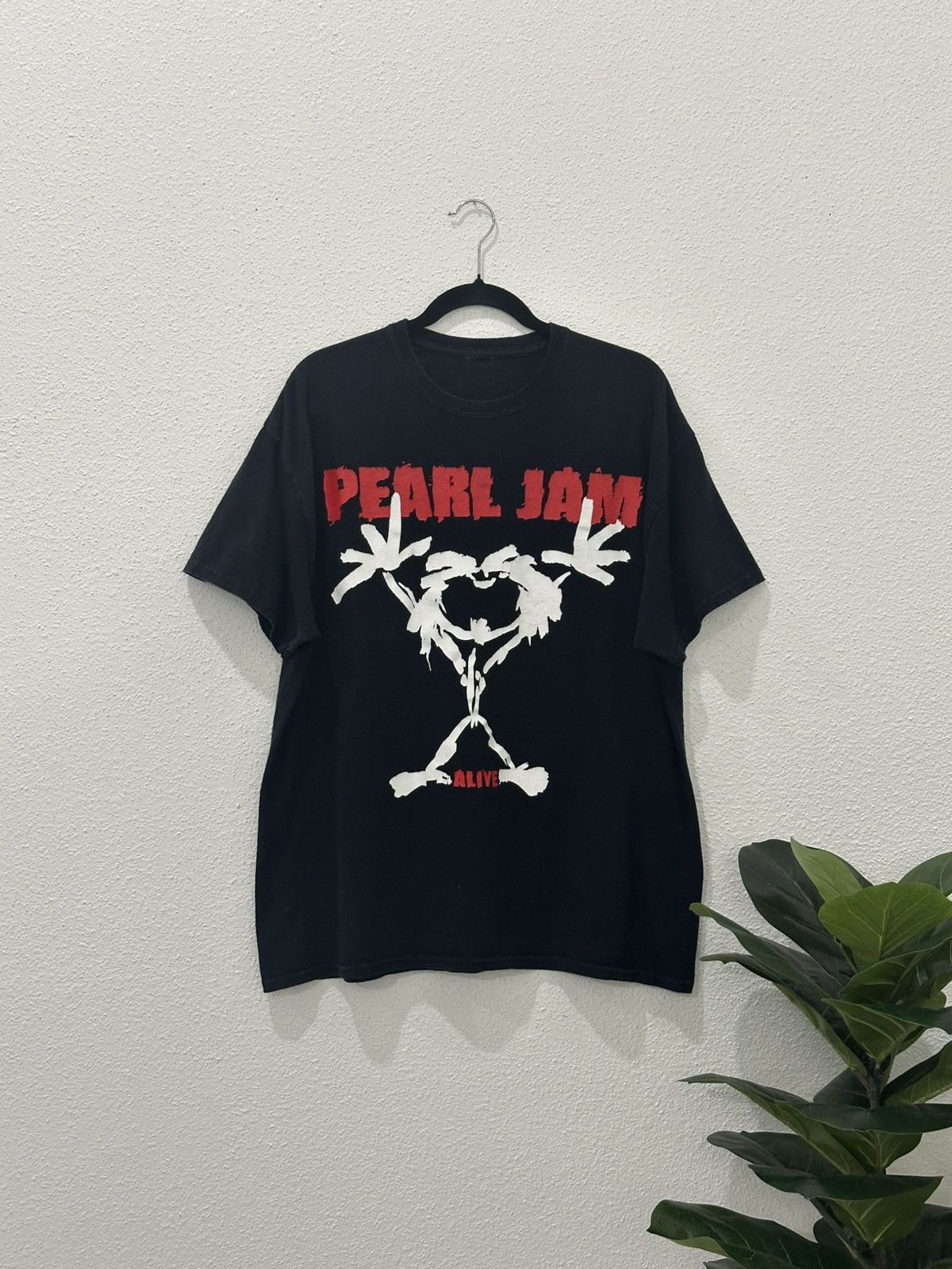 Vintage Pearl Jam Alive T Shirt Ten Album Stick Band Tee XL