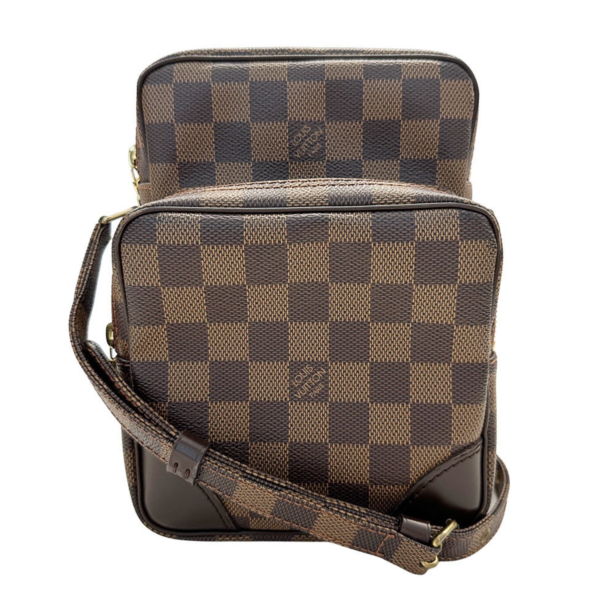 Louis Vuitton Bag Damier Women's Shoulder Canvas Amazon Ebene N48074 Brown