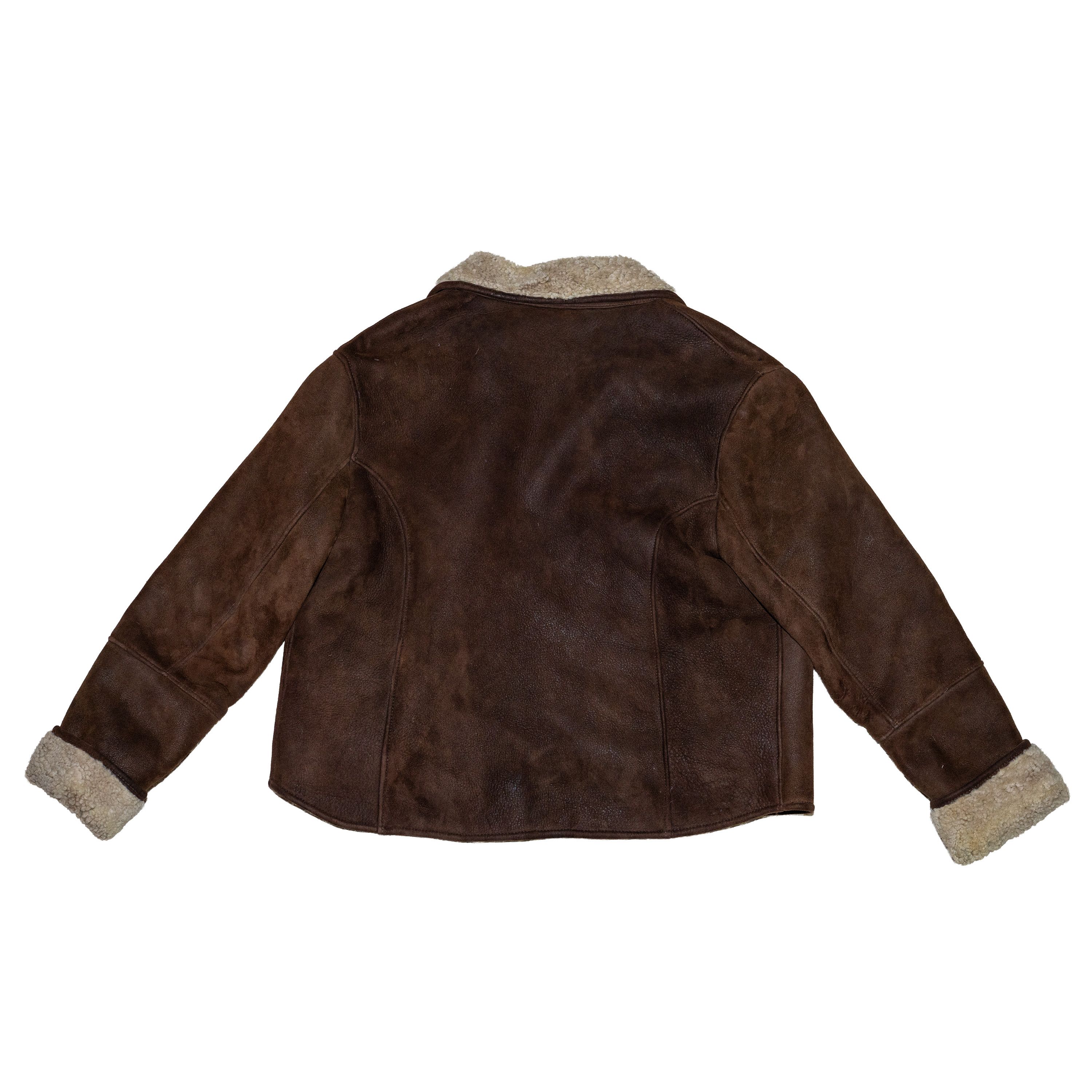Other Sergio Danielli Suede Shearling Jacket Size US M / EU 48-50 / 2 - 2 Thumbnail
