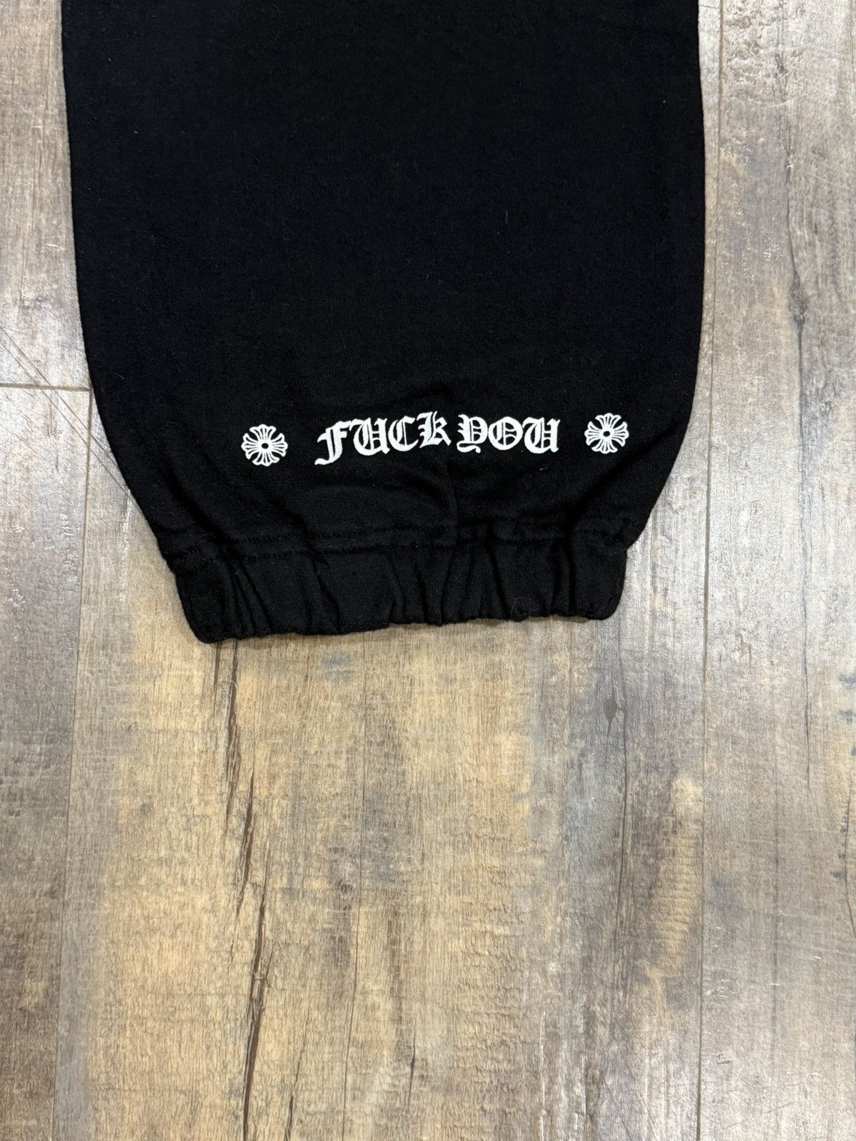 Chrome Hearts RARE Chrome Hearts Cross Scroll T Bar Fuck You Sweatpants Size US 34 / EU 50 - 7 Thumbnail