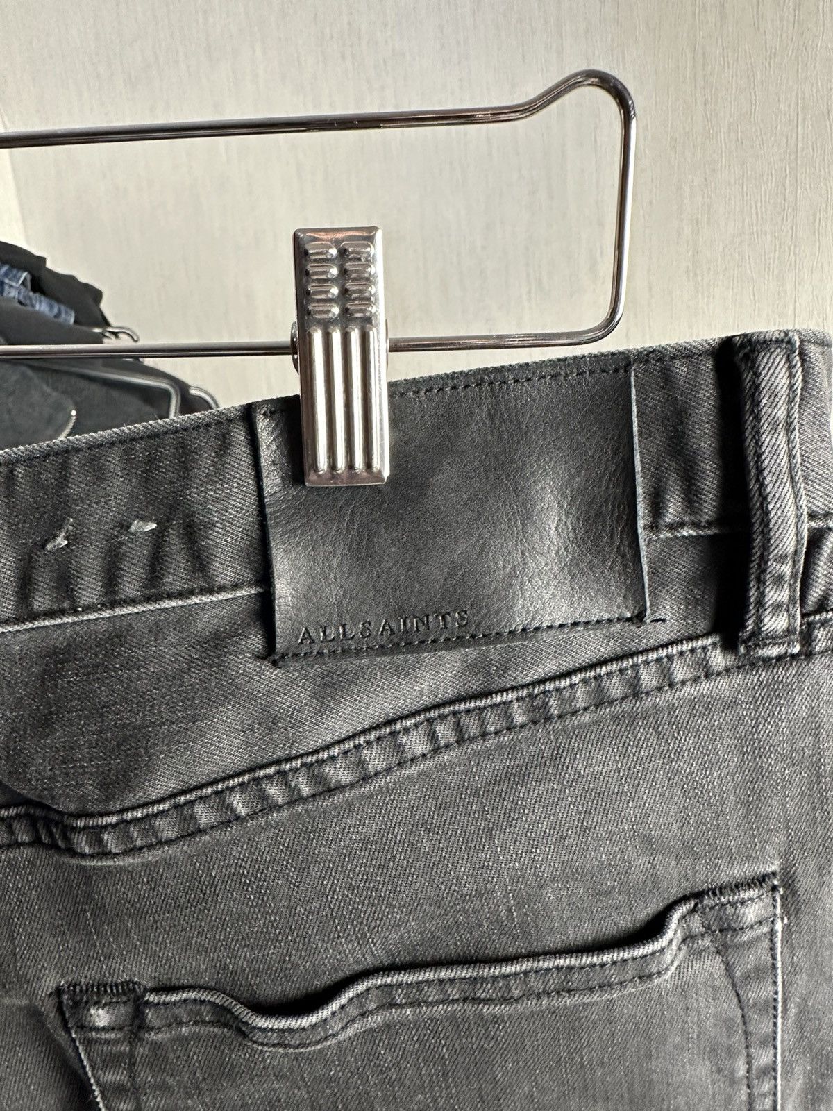 Allsaints Mens Pants Denim Jeans Allsaints Size 33 Reynolds Biker Size US 33 - 6 Thumbnail