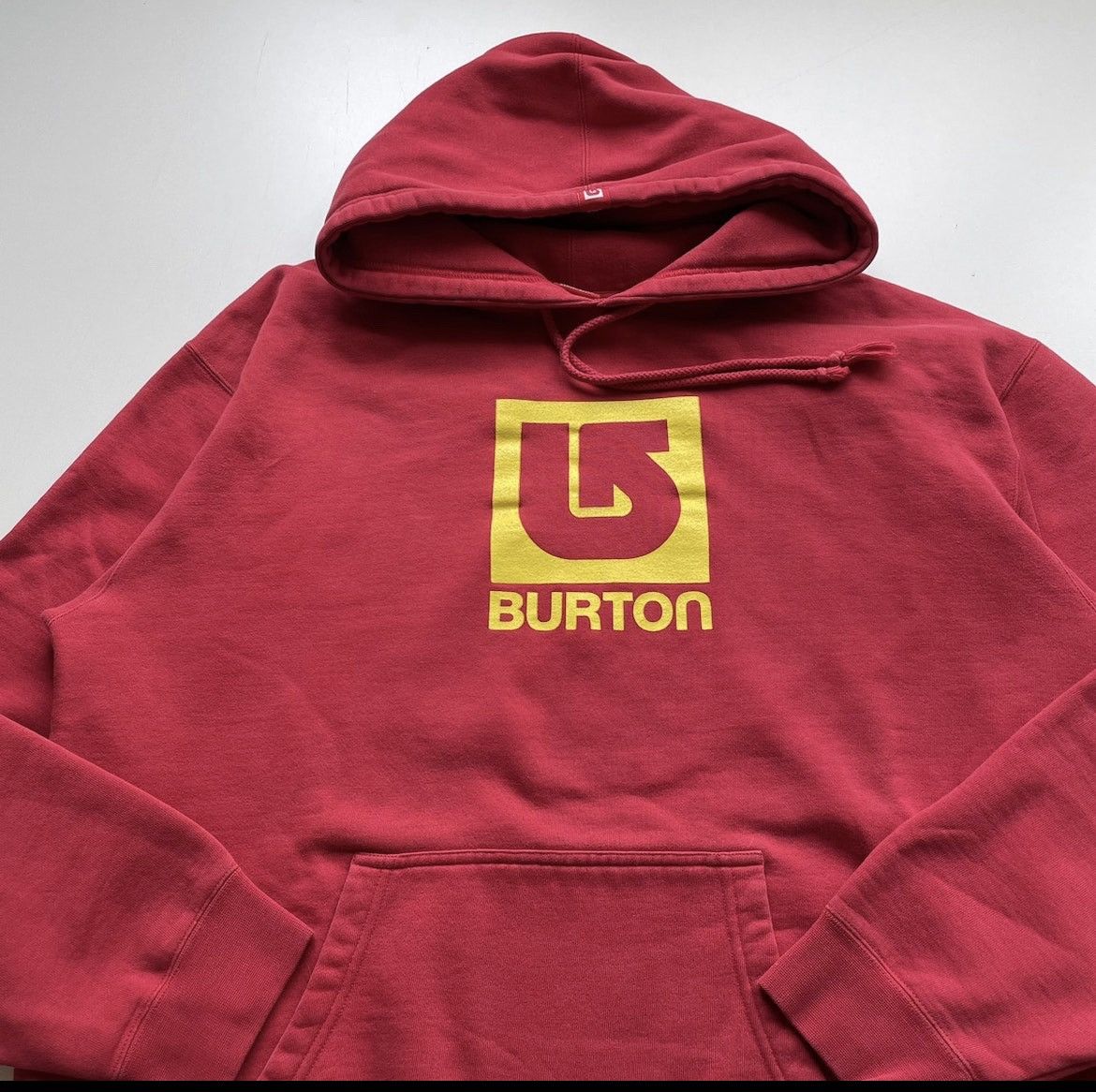 Burton Vintage 2000s Burton Snowboards Graphic Red Hoodie XL Rare Size US XL / EU 56 / 4 - 2 Thumbnail