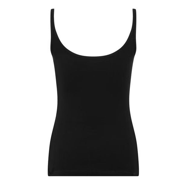Off-White o1g2r1mq1224 Scoop Tank Top in Black Size XS / US 0-2 / IT 36-38 - 2 Thumbnail