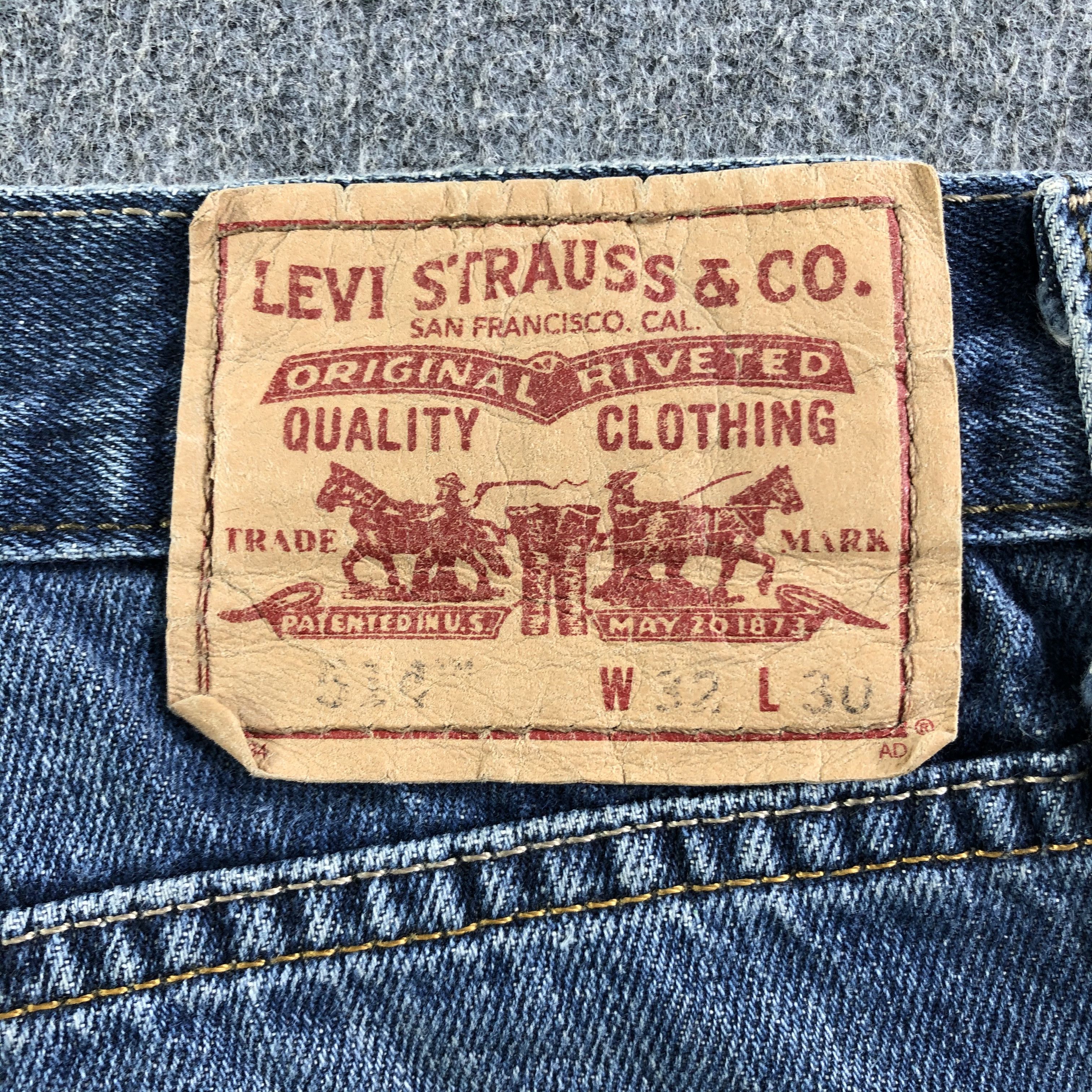 Levi's Vintage Blue Wash Levis 514 Jeans-J3506 Size US 33 - 5 Thumbnail