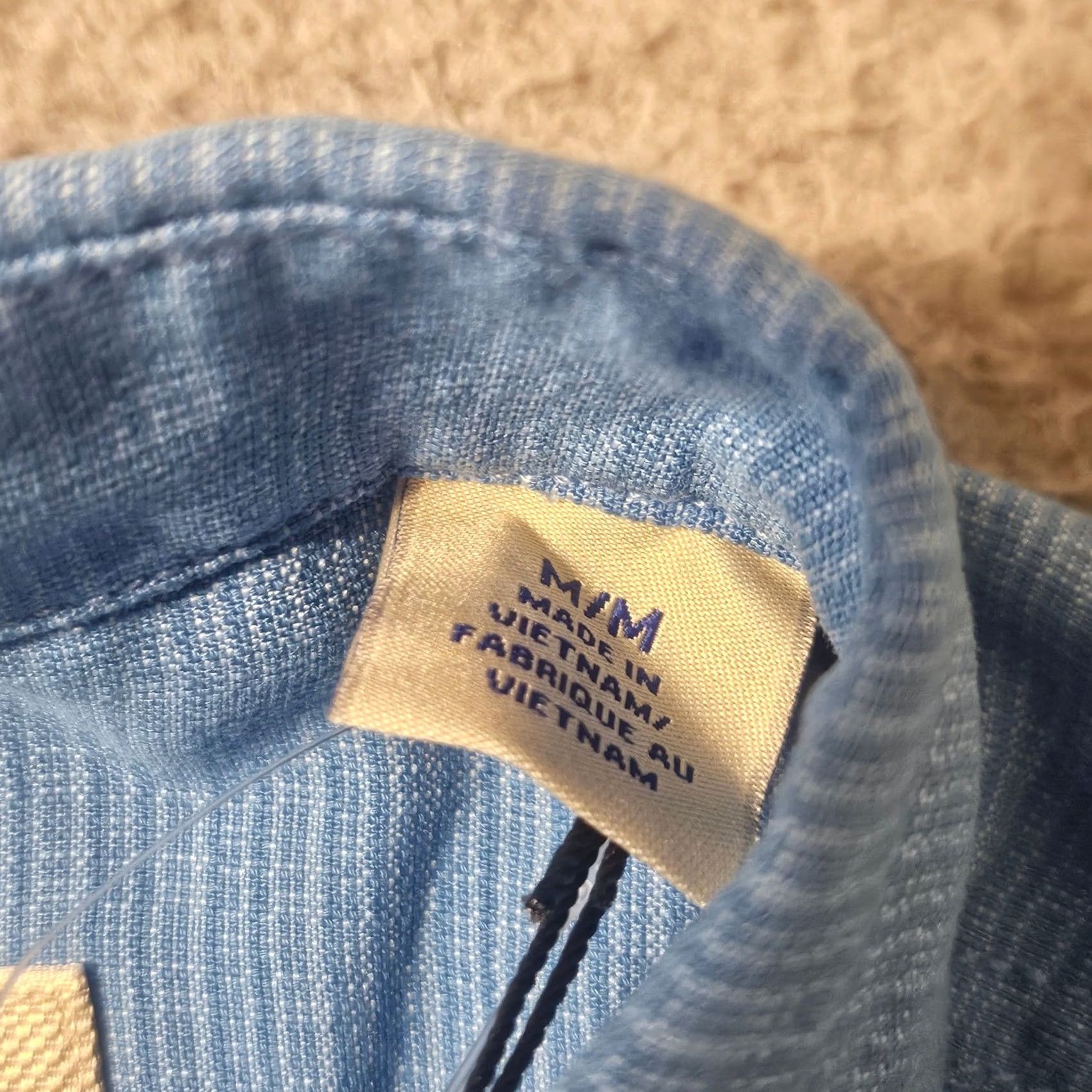 Tommy Bahama Tommy Bahama Shirt Blue Short Sleeve Tencel Medium Grand View Infinity Pool Size US L / EU 52-54 / 3 - 7 Thumbnail