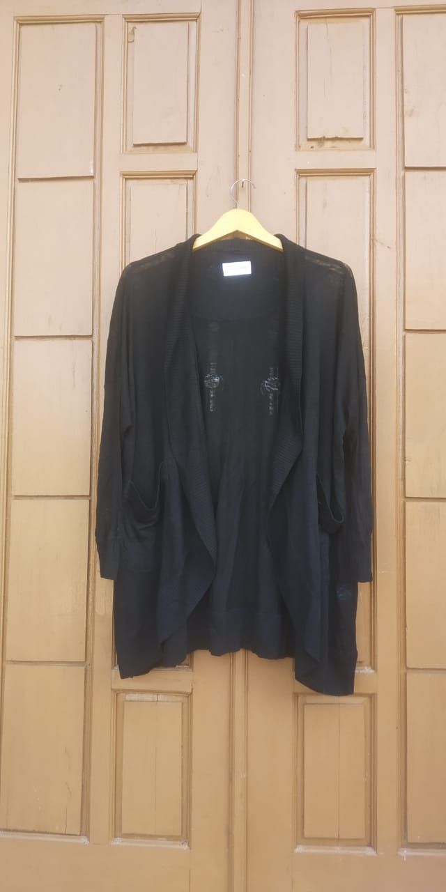 Tsumori Chisato Black Tsumori chisato long cardigan/outer Size M / US 6-8 / IT 42-44 - 1 Thumbnail