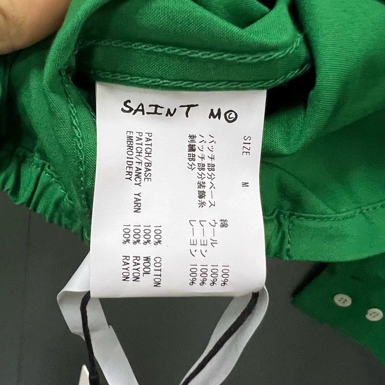 Saint Michael SAINT MICHAEL Green character animation embroidered jacket Size US L / EU 52-54 / 3 - 6 Thumbnail