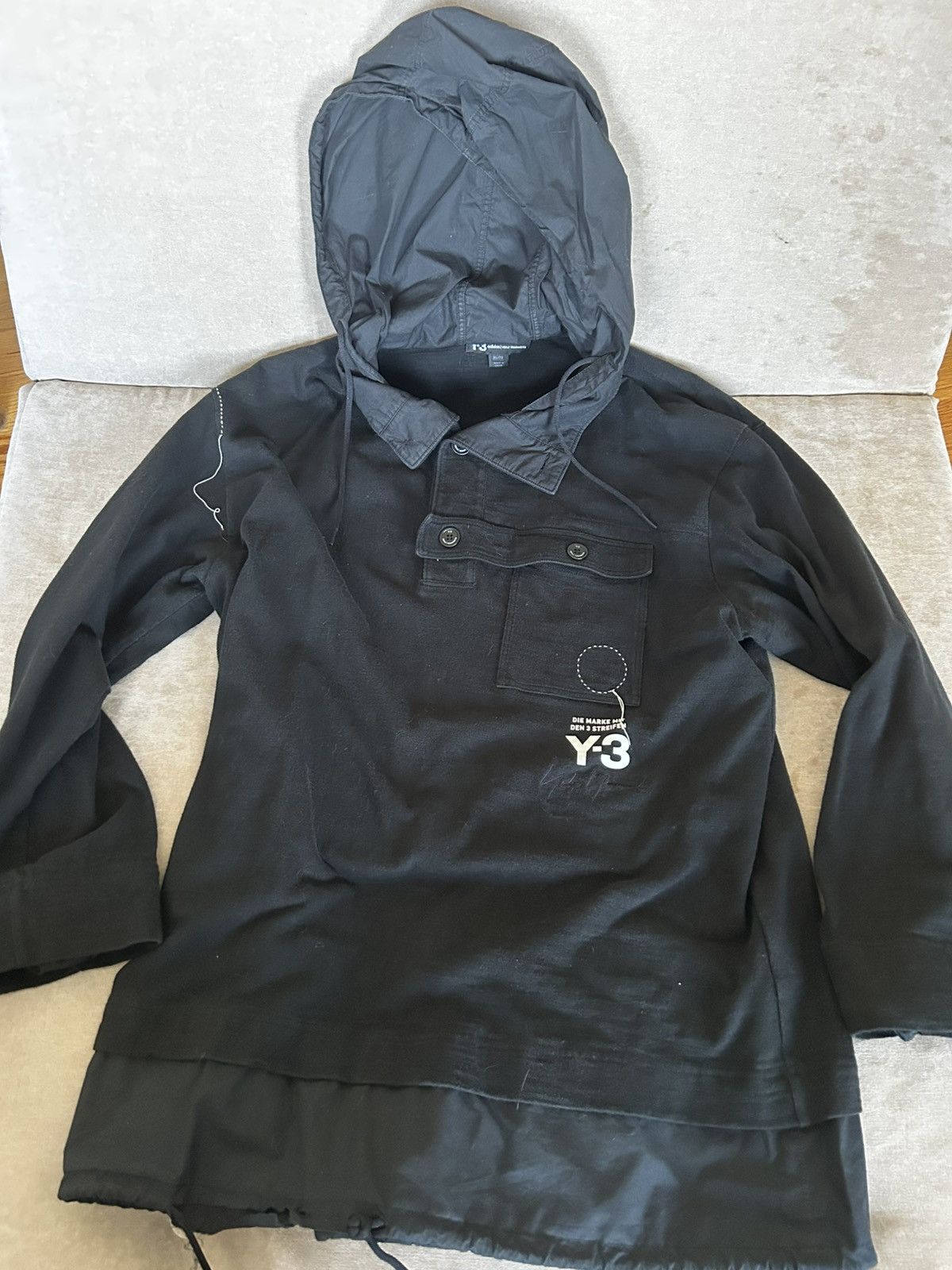 Adidas × Y-3 Y-3 Yohji Yamamoto x Adidas Light Jacket Size US XL / EU 56 / 4 - 1 Thumbnail