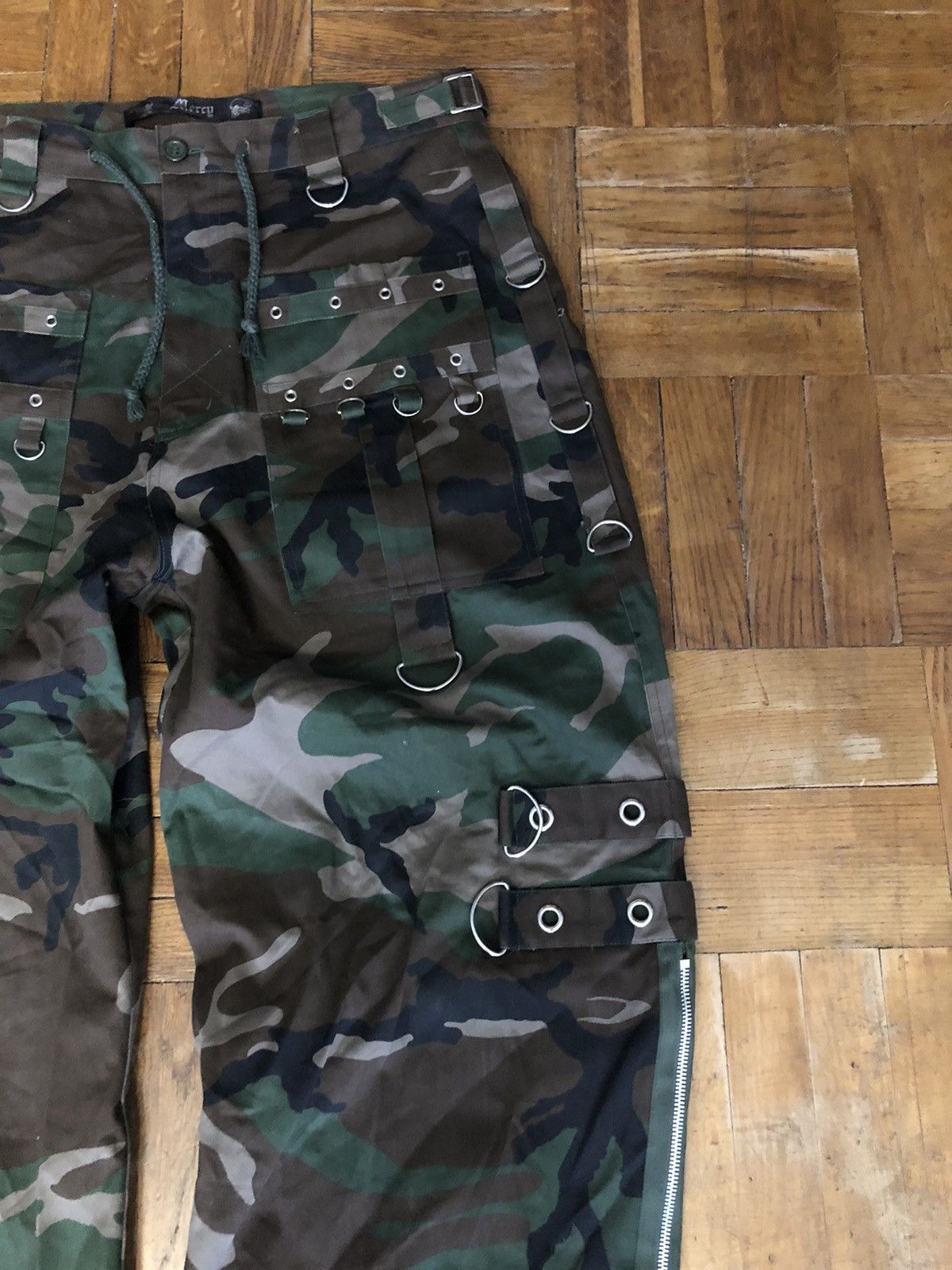 Vintage MERCY Japan Parachute Bondage Crago pants