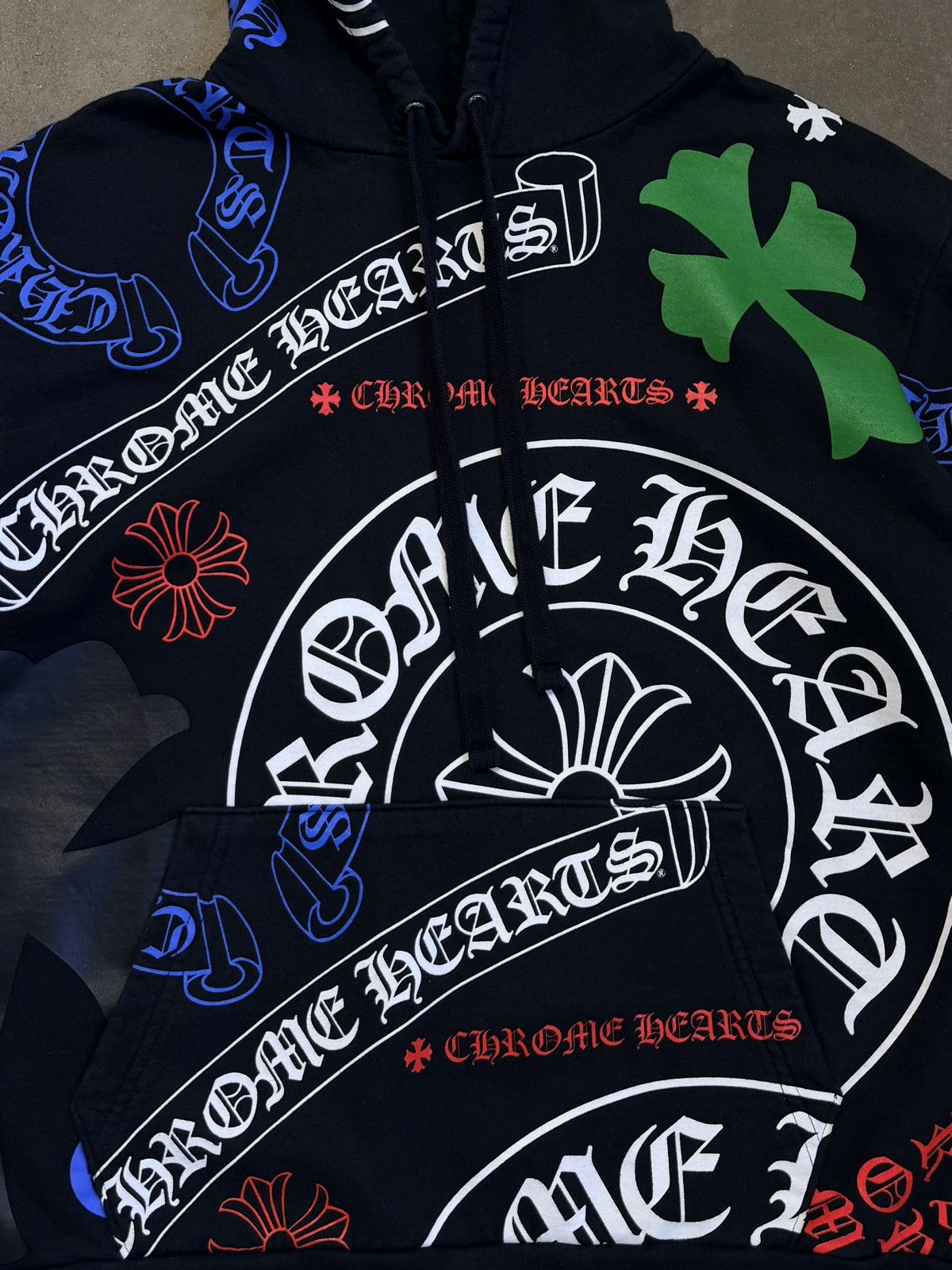 Chrome Hearts Chrome Hearts All Over Print Pull Over Hoodie Size US M / EU 48-50 / 2 - 3 Thumbnail