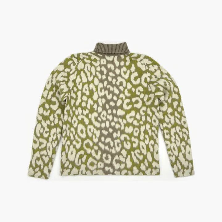 Dior Dior Dior Yellow Leopard Pattern High Neck Sweater 0079-25 Size US L / EU 52-54 / 3 - 3 Thumbnail