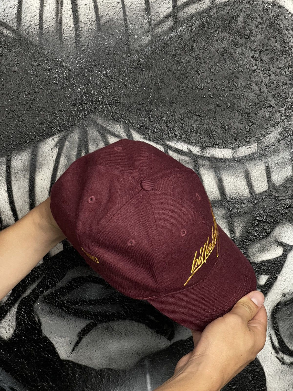 Billabong Billabong Y2K Surf Style Burgundy Cap Hat Size Medium Size ONE SIZE - 7 Thumbnail