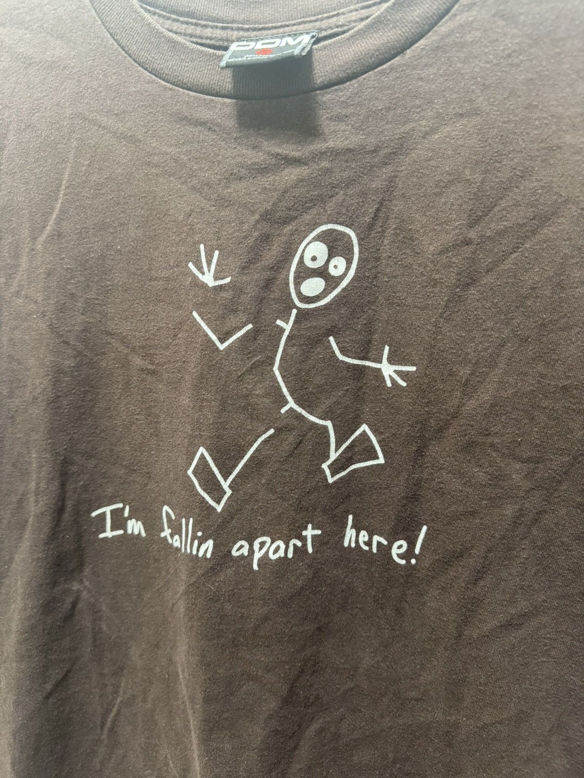 ODM × Vintage ODM 90s Im Falling Apart Here True Vintage Funny Text Size US L / EU 52-54 / 3 - 2 Thumbnail