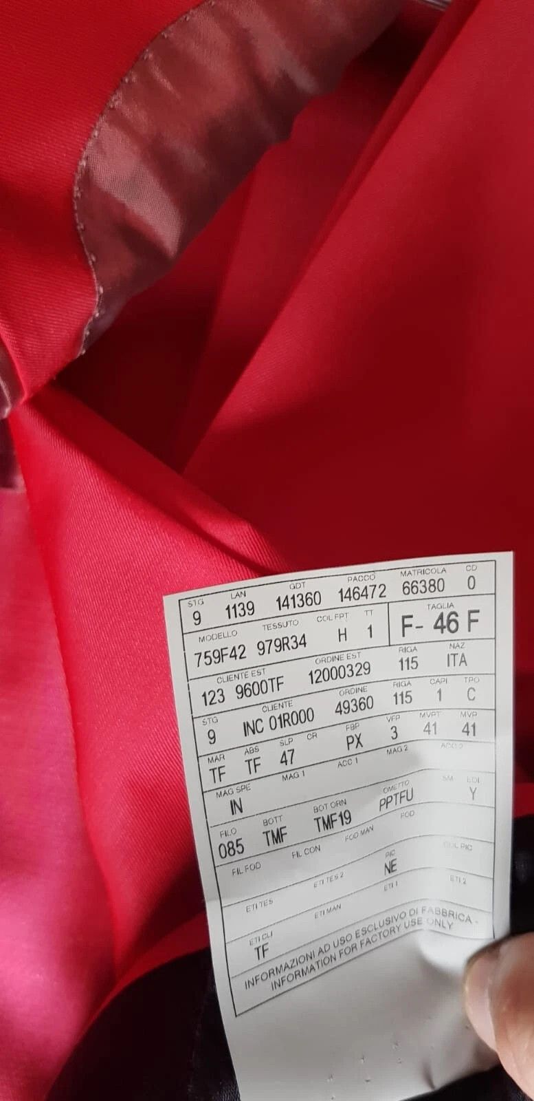 Tom Ford o1r1s1ebx0725 Atticus Jumpsuit Suits Jacket in Red Size US S / EU 44-46 / 1 - 10 Thumbnail