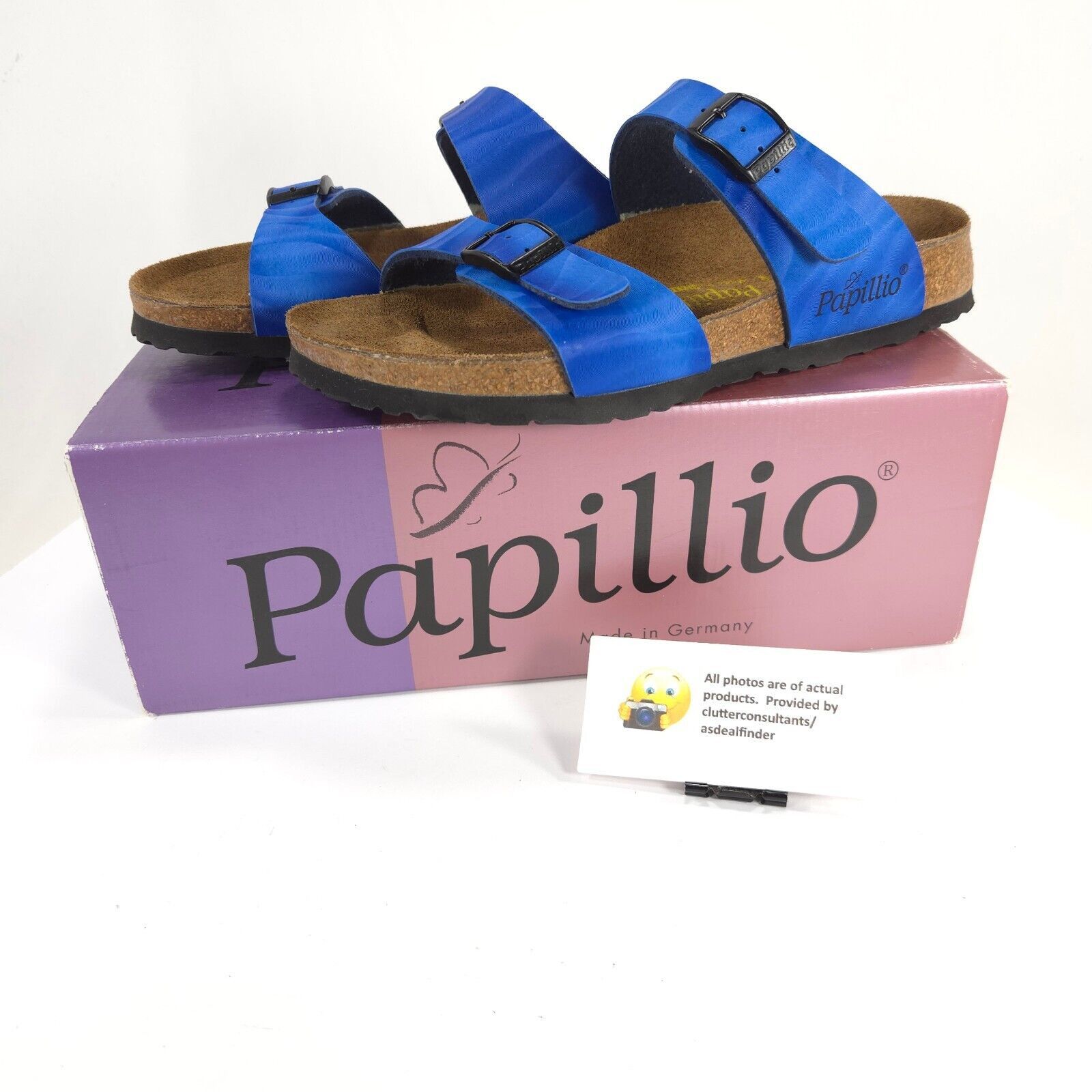 Papillio By Birkenstock Sydney Wave Sandal Size 7 Blue Footwear