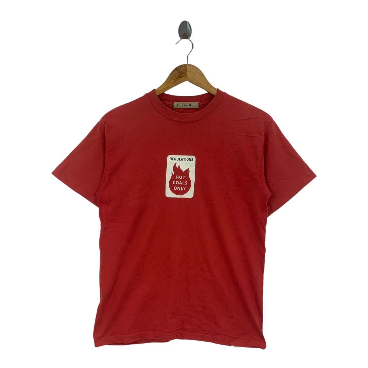 Vintage Vintage KUHN HOT COALS ONLY Regulation Tee Size US S / EU 44-46 / 1 - 1 Thumbnail