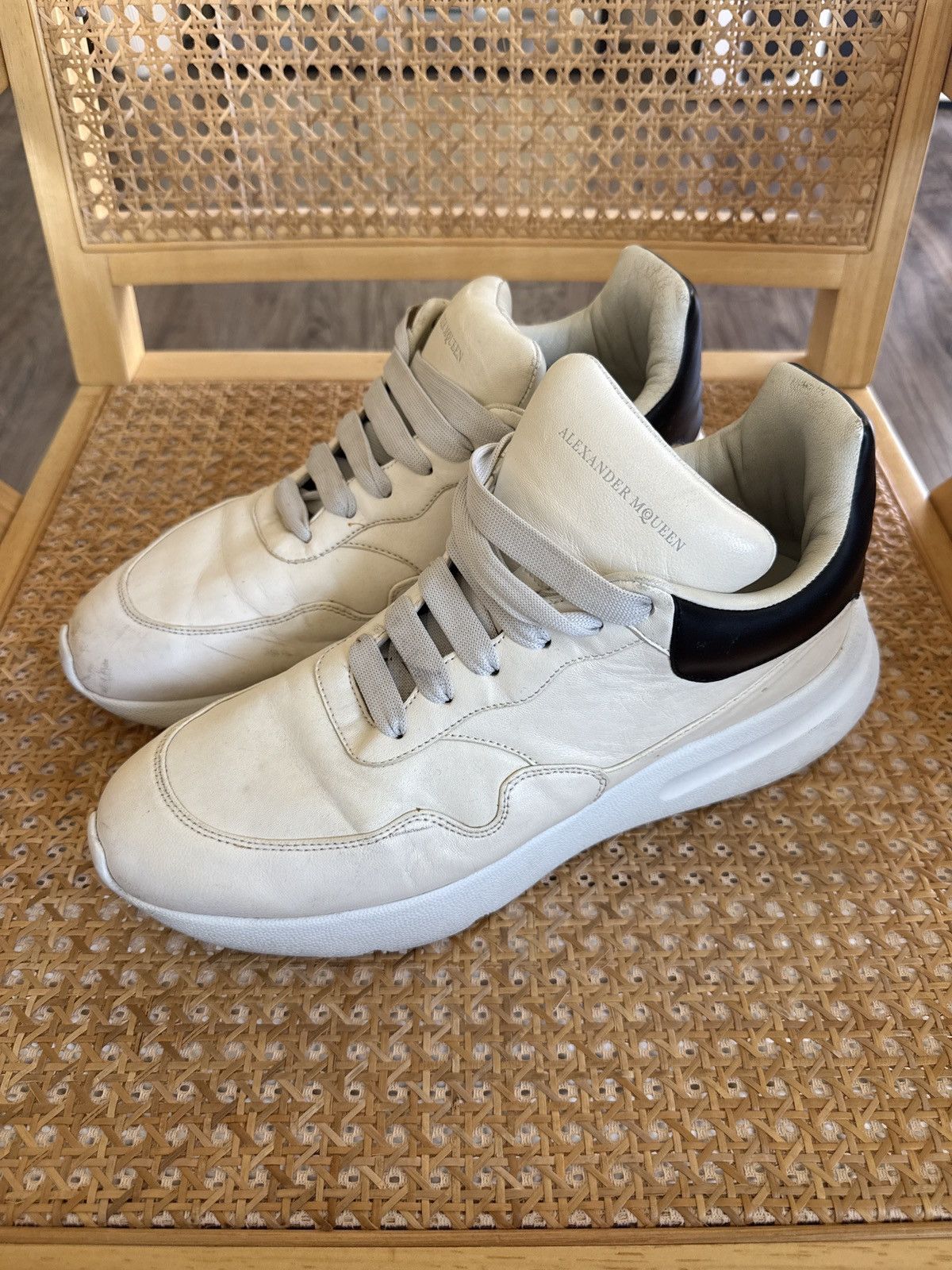 Alexander McQueen Alexander McQueen Low Top Runners Size US 12 / EU 45 - 1 Thumbnail