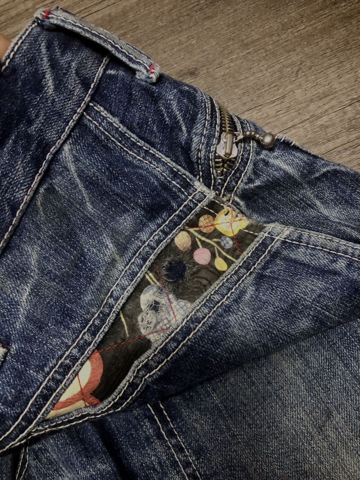 Eternal × Japanese Brand VINTAGE ENTERNAL DENIM JEANS Size US 32 / EU 48 - 21 Thumbnail