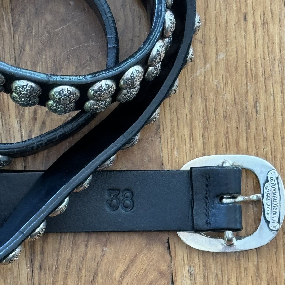 Chrome Hearts Chrome Hearts Gunslinger Studded Belt Size 38 - 3 Thumbnail