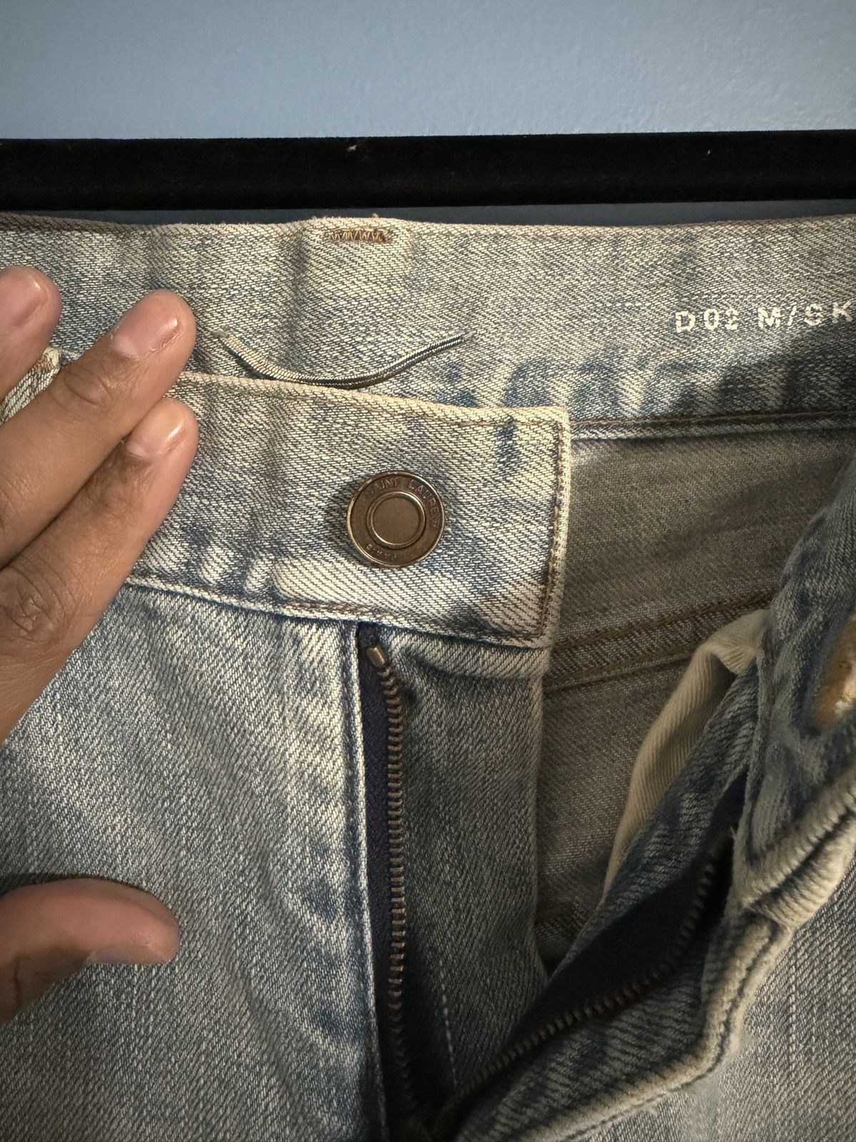 Saint Laurent Paris Saint Laurent Paris Crash Denim Size US 29 - 3 Thumbnail