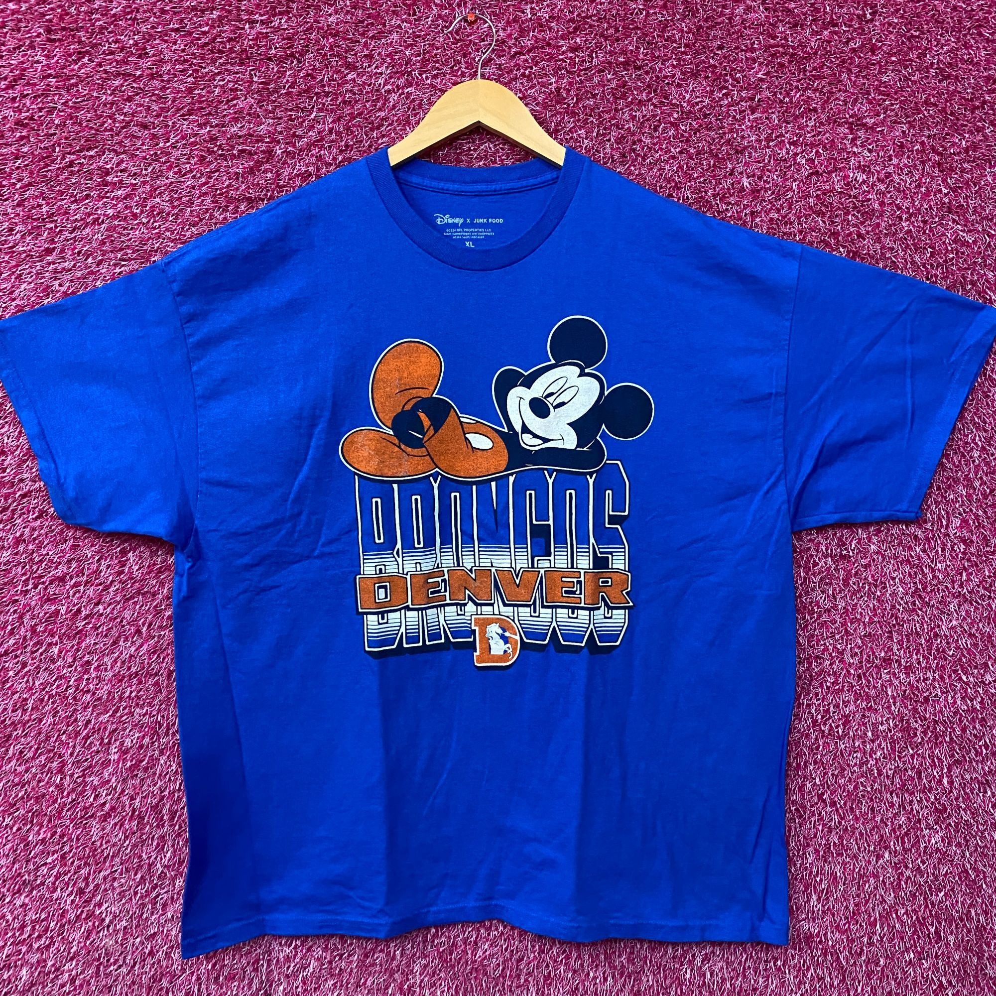 Junk Food Disney x Junk Food NFL Denver Broncos Mickey Mouse Kick Back Size US XL / EU 56 / 4 - 1 Thumbnail