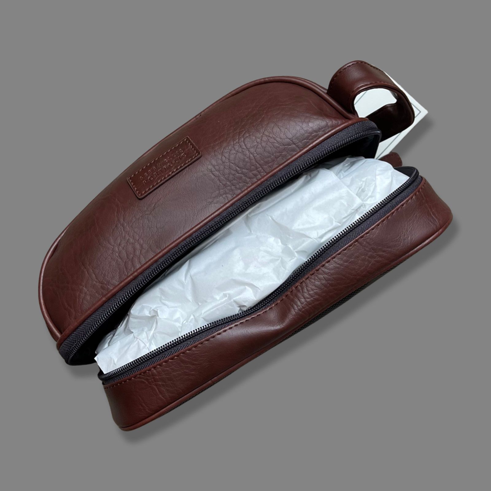 Perry Ellis Perry Ellis Portfolio Pebble Travel Kit Brown NWT Size ONE SIZE - 3 Thumbnail