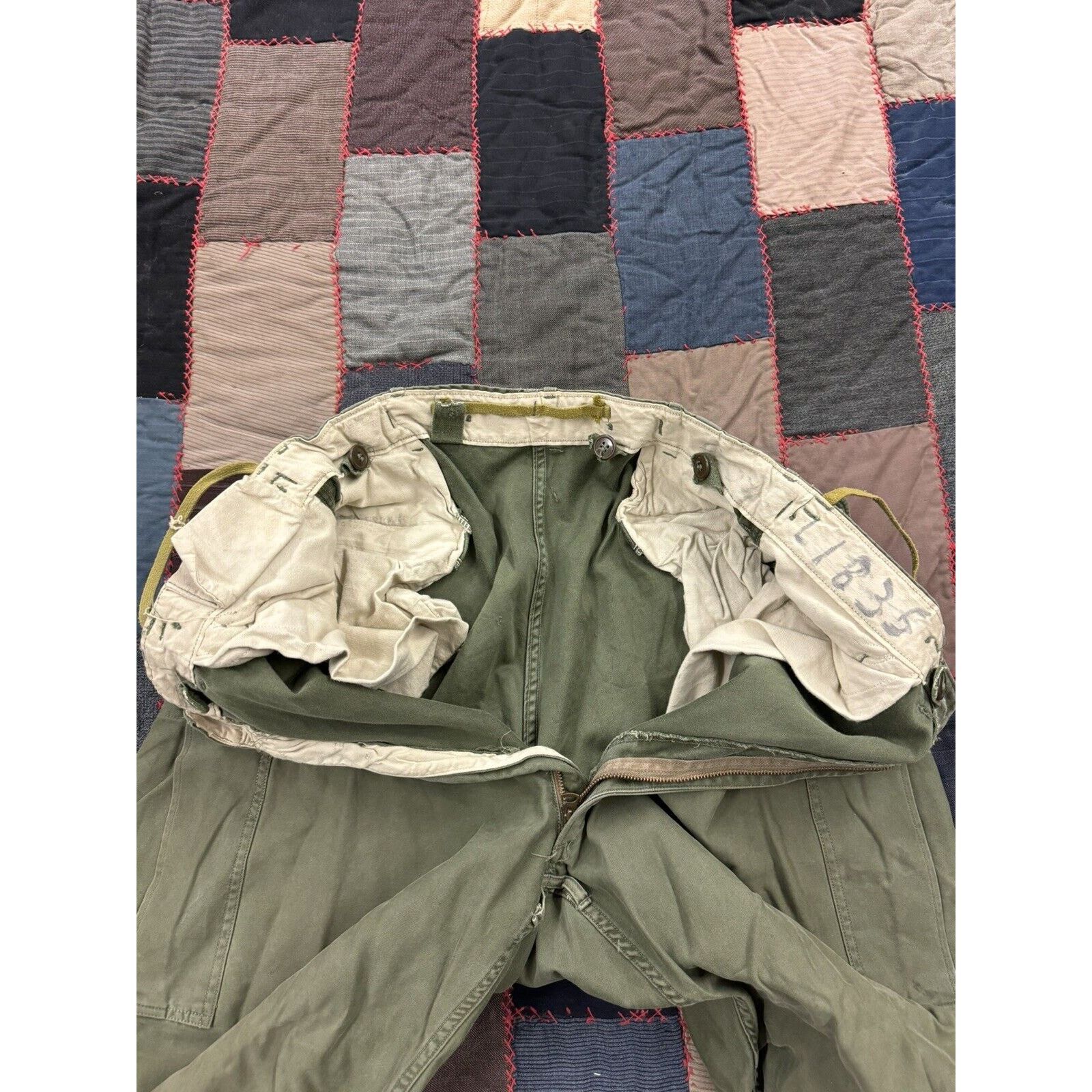 Other VTG Baggy M1951 US Army Military OG Field M51 Pant W32 X L28 Size US 32 / EU 48 - 8 Thumbnail