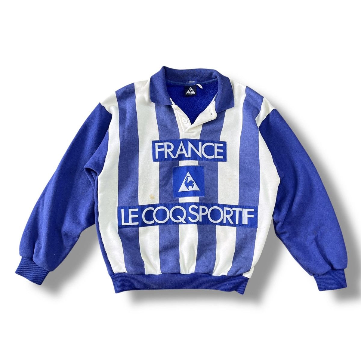 Le Coq Sportif × Vintage Vintage 1990s France Le Coq Sportif Sweater Jersey Size US M / EU 48-50 / 2 - 1 Thumbnail