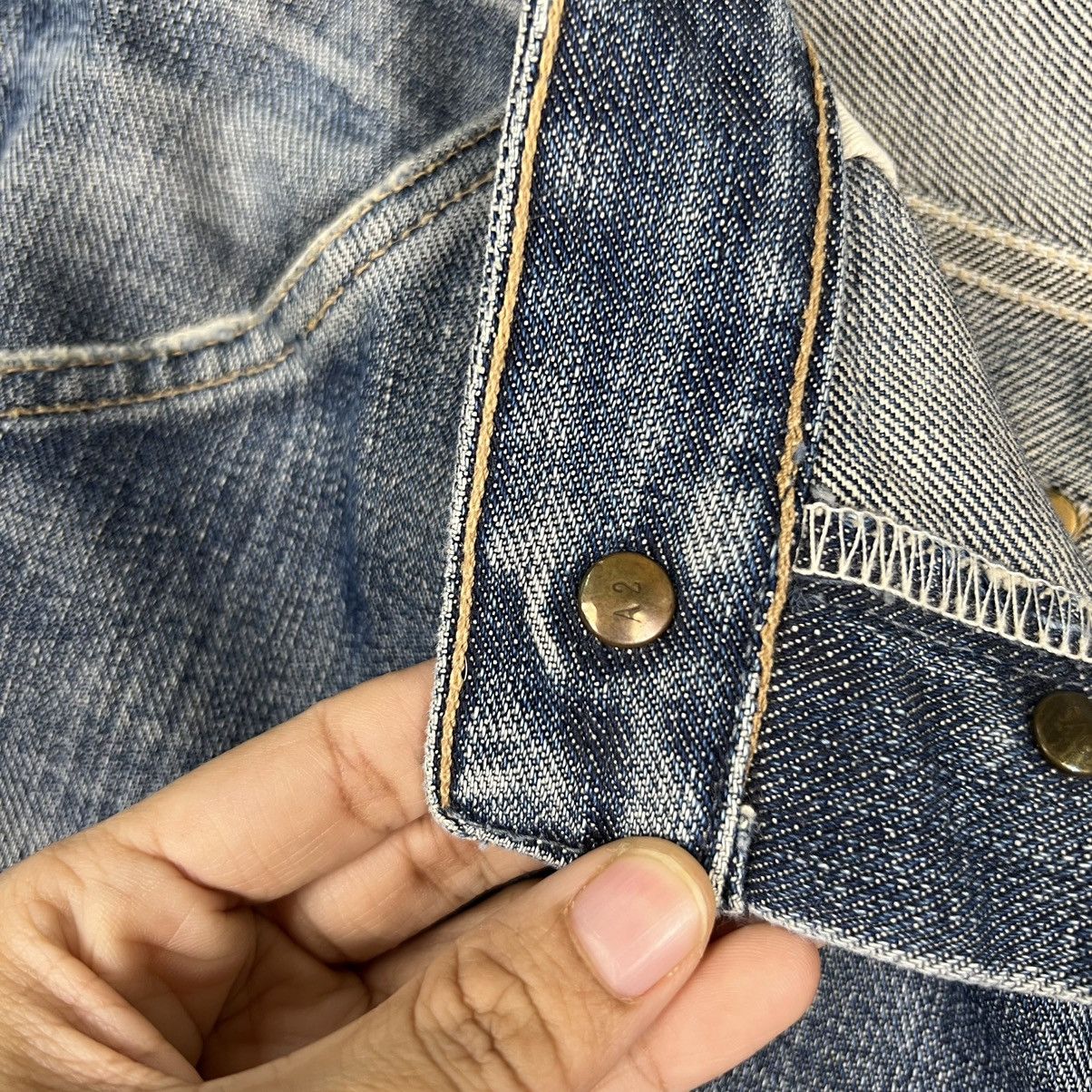 Vintage 🔥 90s VINTAGE WRANGLER BLUE BELL REDLINE JEANS Size US 28 / EU 44 - 13 Thumbnail