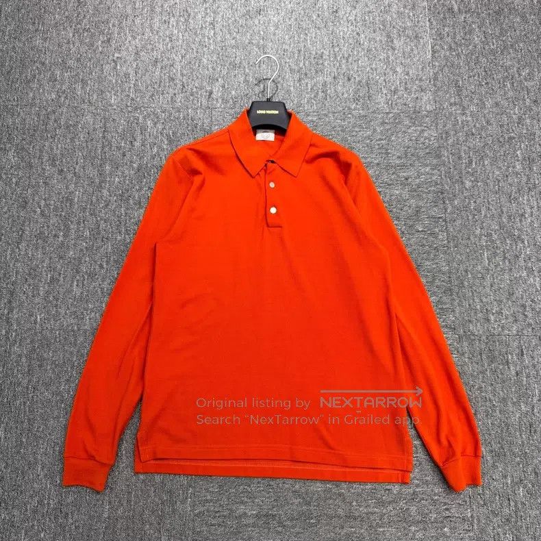 Hermes Hermes Orange Polo Long Sleeve Size US XS / EU 42 / 0 - 1 Thumbnail