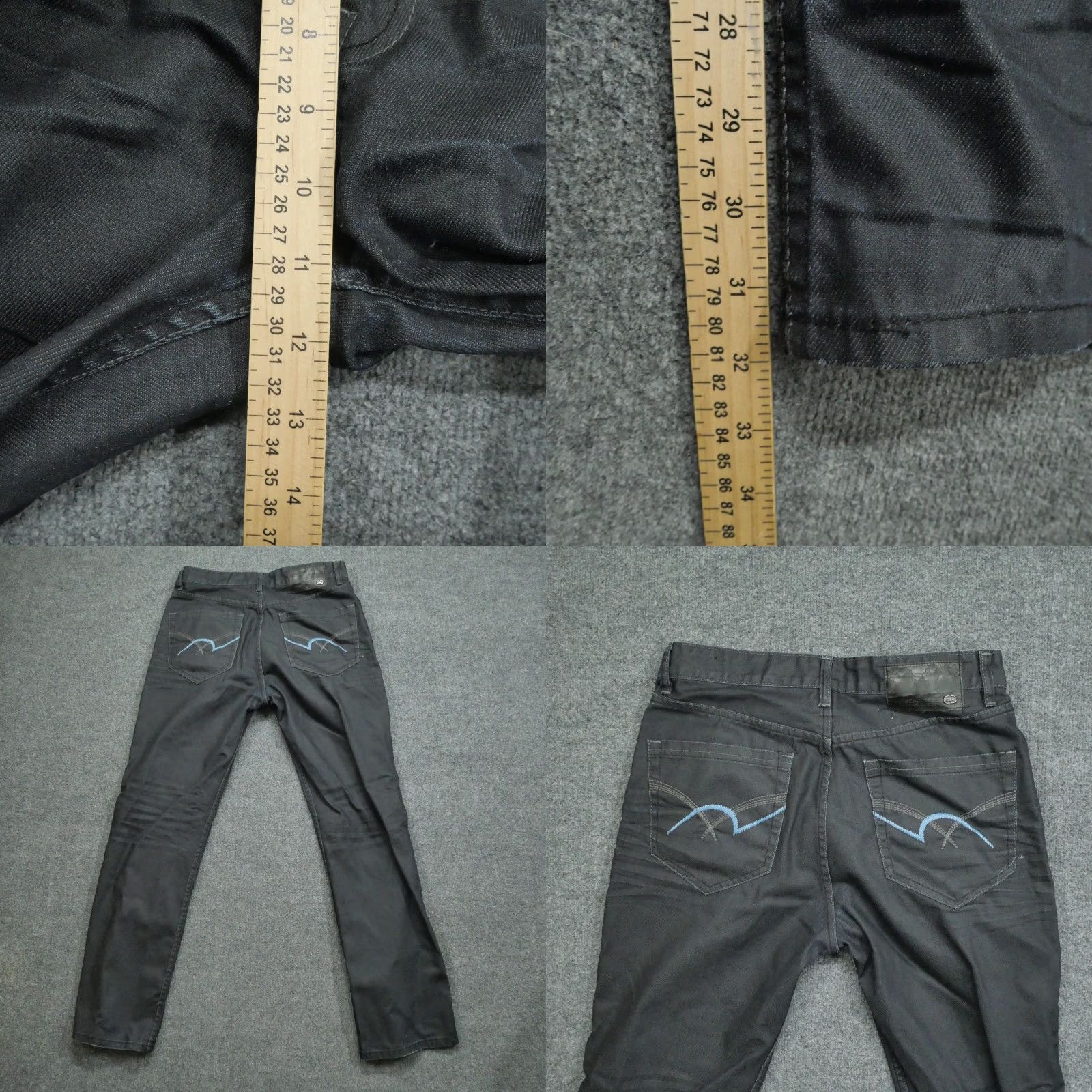 Ecko Unltd. VINTAGE Ecko Unltd. Jeans Men 34 34x32 Blue Dark Wash Straight Leg 5-Pocket Denim Cotton Zip Size US 34 / EU 50 - 8 Thumbnail
