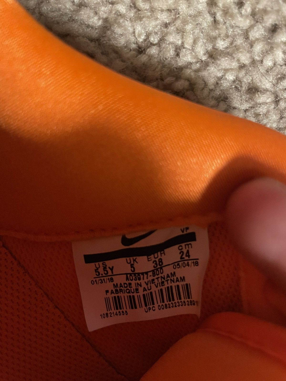 Nike Nike Air Force 1 Just Do It GS Size US 5.5 / IT 35.5 - 5 Thumbnail