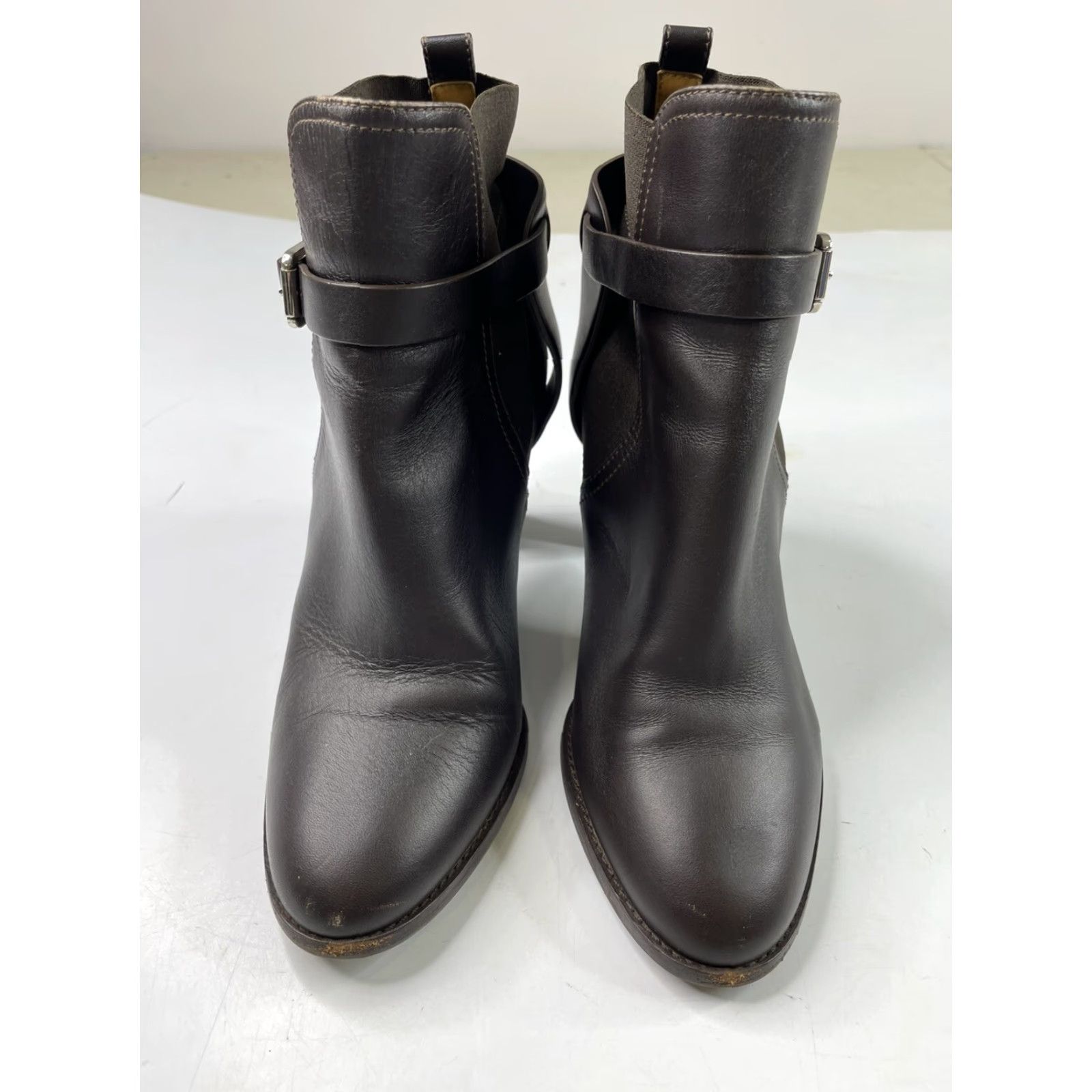 Ralph Lauren Ralph Lauren Collection Purple Label Womens Boots Brown Leather Buckle Size 37B Size US 6 / IT 36 - 2 Thumbnail