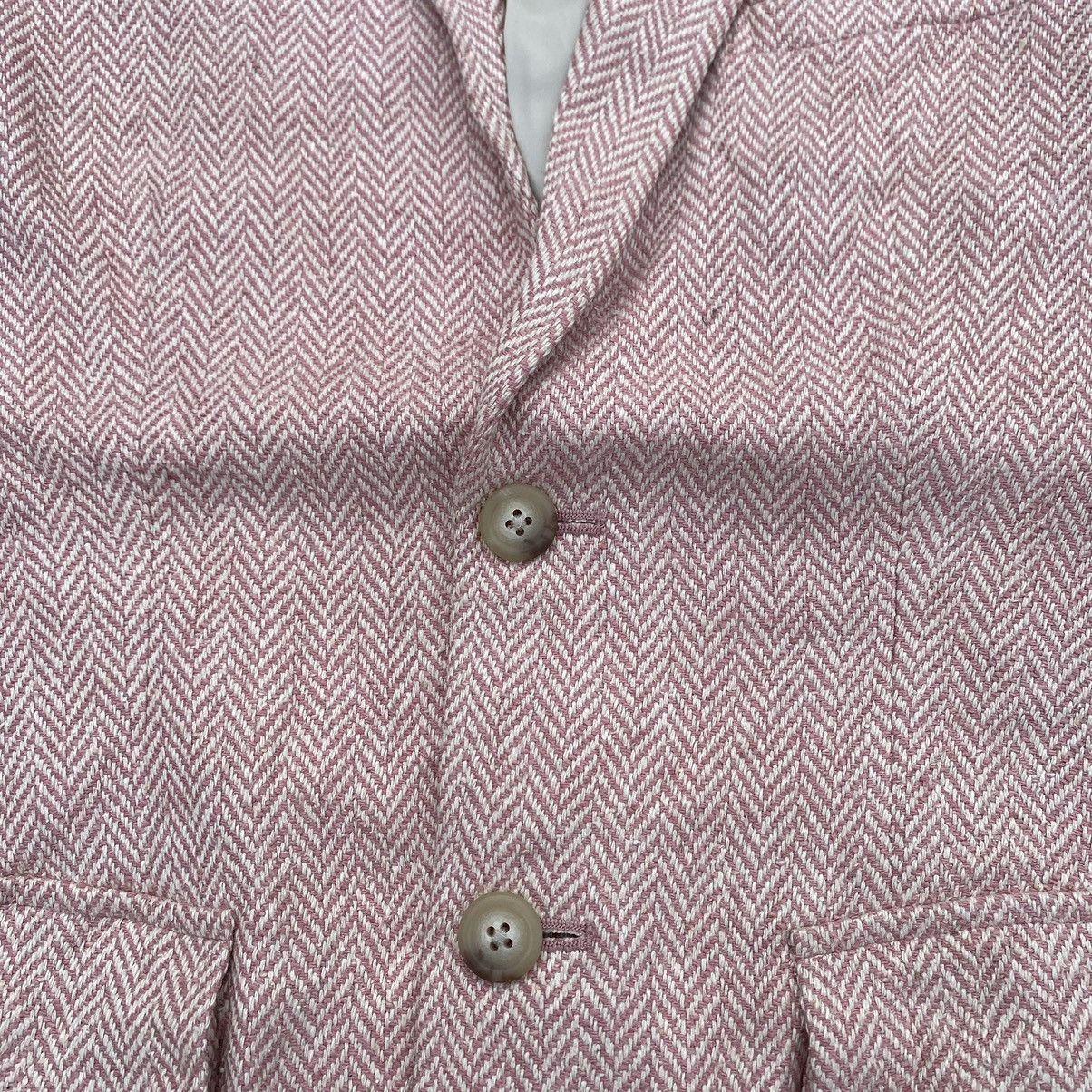 Polo Ralph Lauren Ralph Lauren Pink Herringbone Blazer-2017 Release Size S / US 4 / IT 40 - 7 Thumbnail
