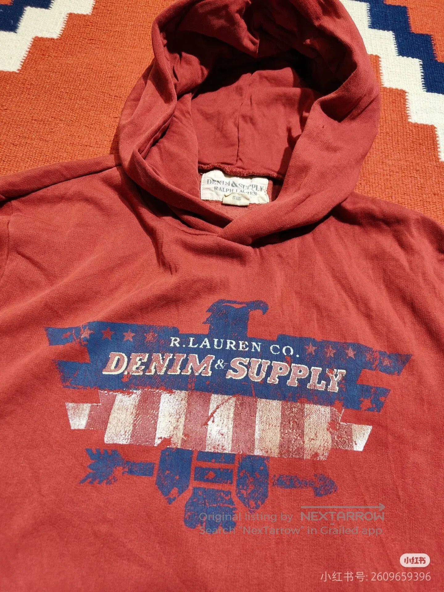 RRL Ralph Lauren RRL Indian Thunderbird Pattern Sweatshirt. Size US L / EU 52-54 / 3 - 7 Thumbnail