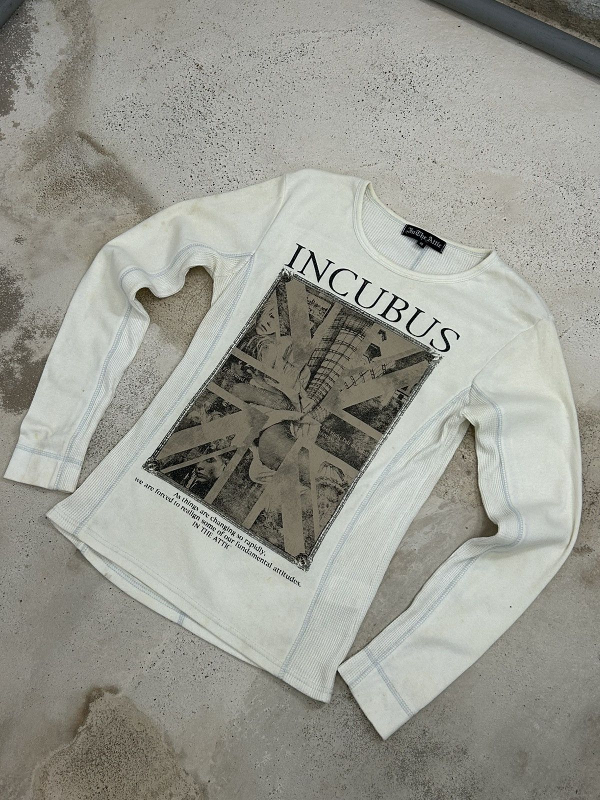 Designer × Japanese Brand Vintage Incubus Long Sleeve – Rock Grunge Aesthetic Size US S / EU 44-46 / 1 - 3 Thumbnail