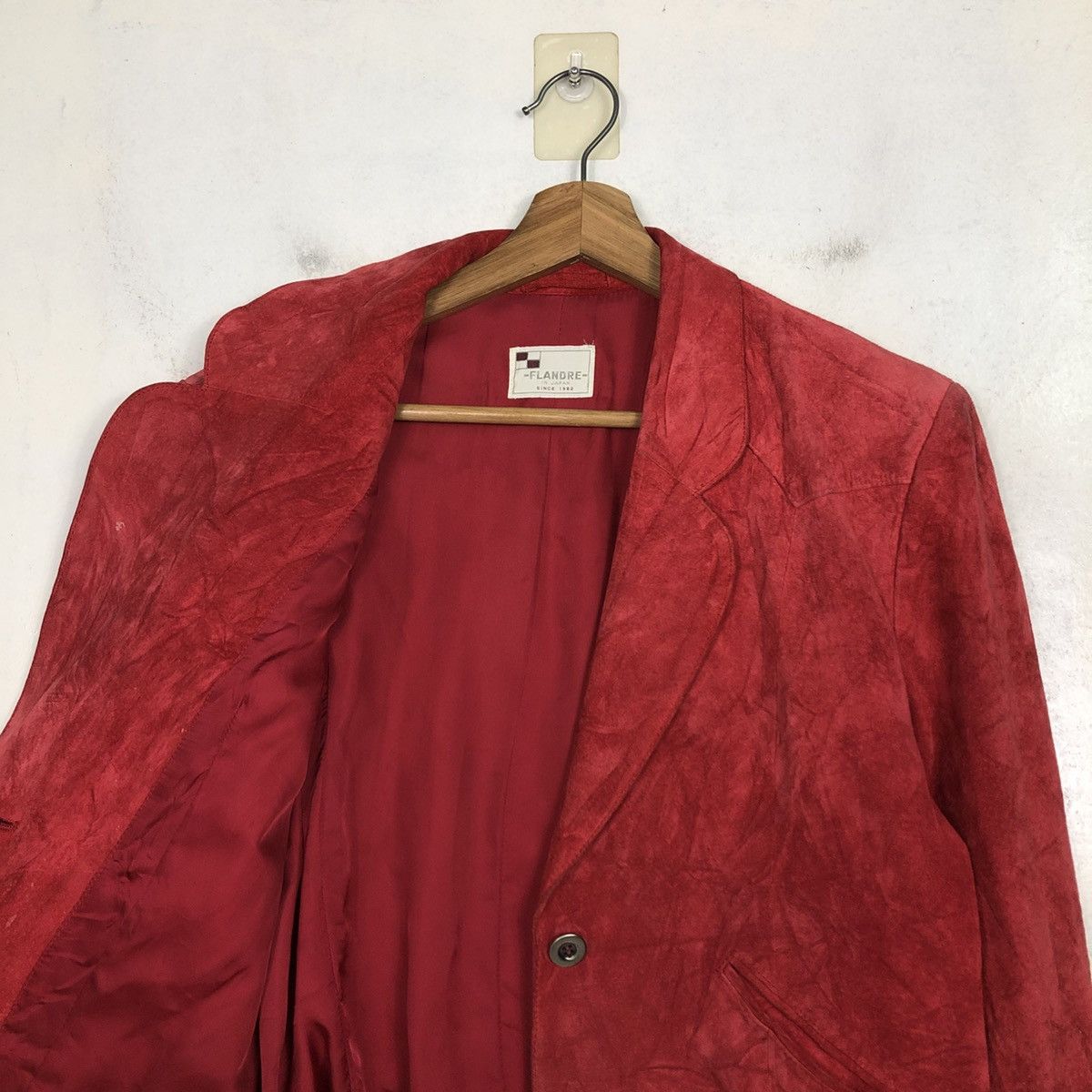 Japanese Brand Vintage Biker Leather Jacket Flandre Japan Issey Miyake Size US M / EU 48-50 / 2 - 14 Thumbnail