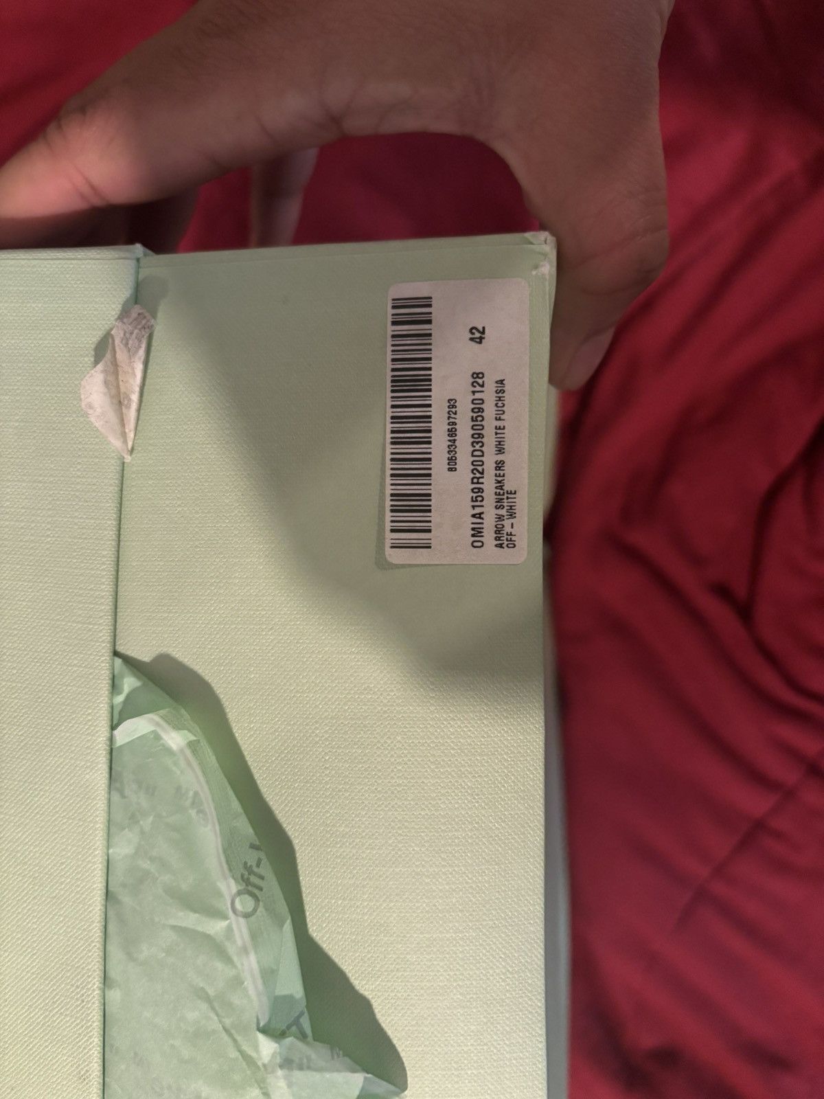 Off-White Off-White Arrow 'White Fuchsia Size US 10 / EU 43 - 6 Thumbnail