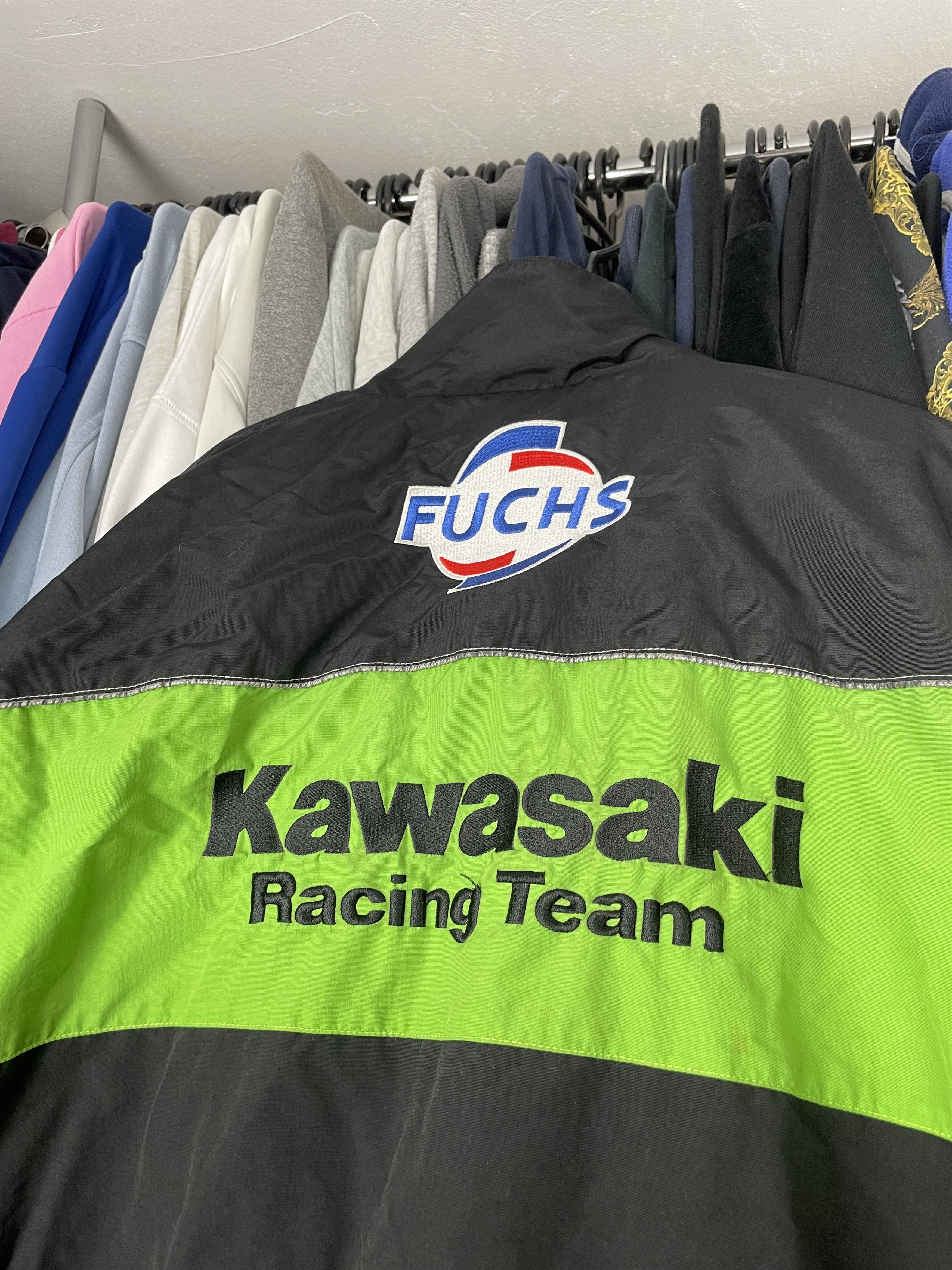 Japanese Brand × Vintage Kawasaki racing jacket vintage Motogp rare 90s 00s motorcycl Size US XL / EU 56 / 4 - 10 Thumbnail