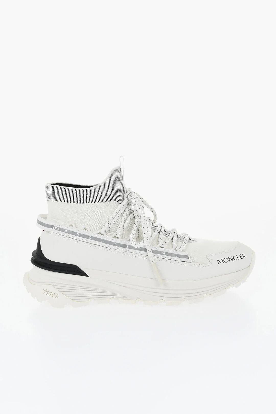 Moncler og1mm0426 Lace-Up Sneakers in White Size US 6 / EU 39 - 1 Thumbnail
