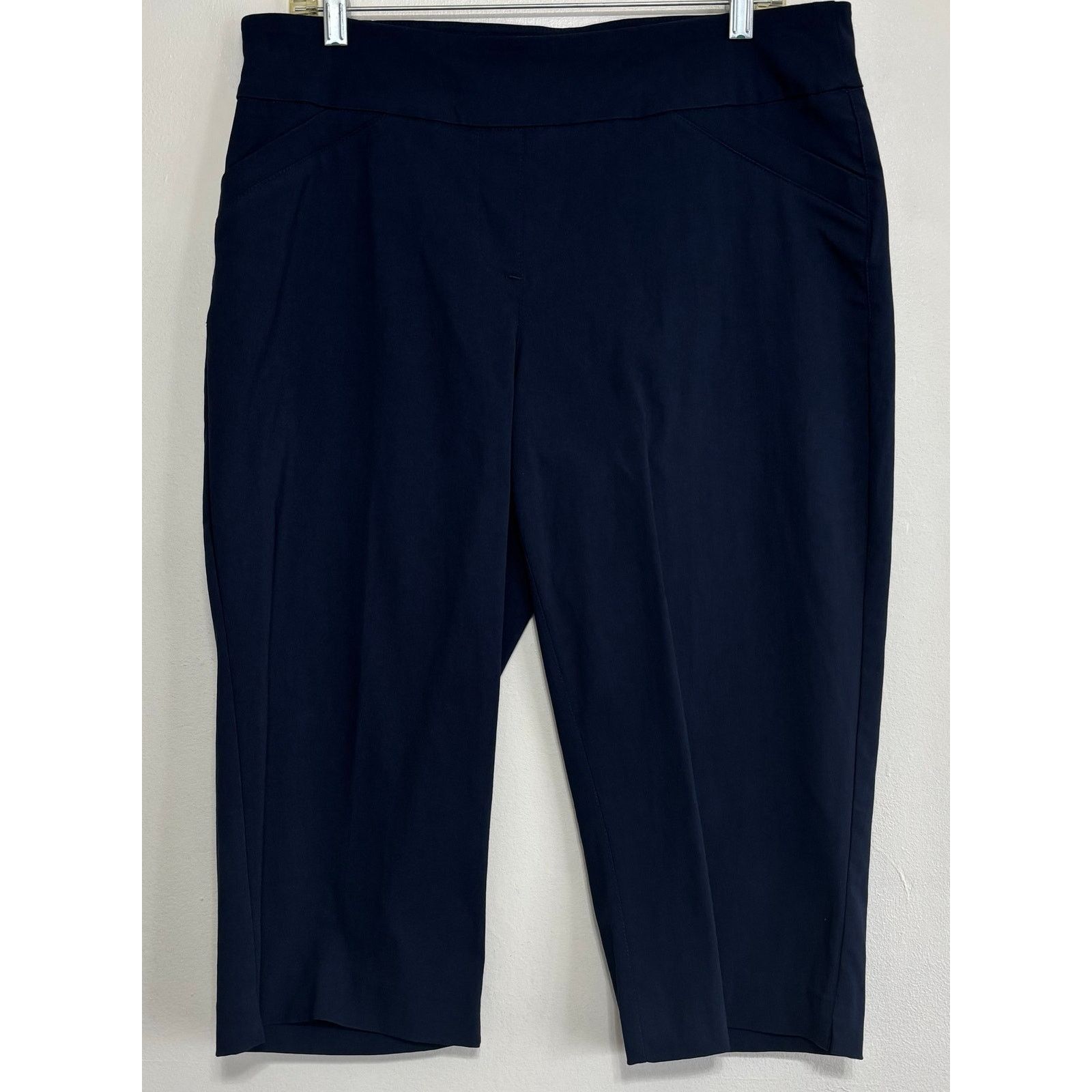 Other Coral Bay Blue Tummy Control Capri Pants 16P Size 38" / US 16 / IT 52 - 1 Thumbnail