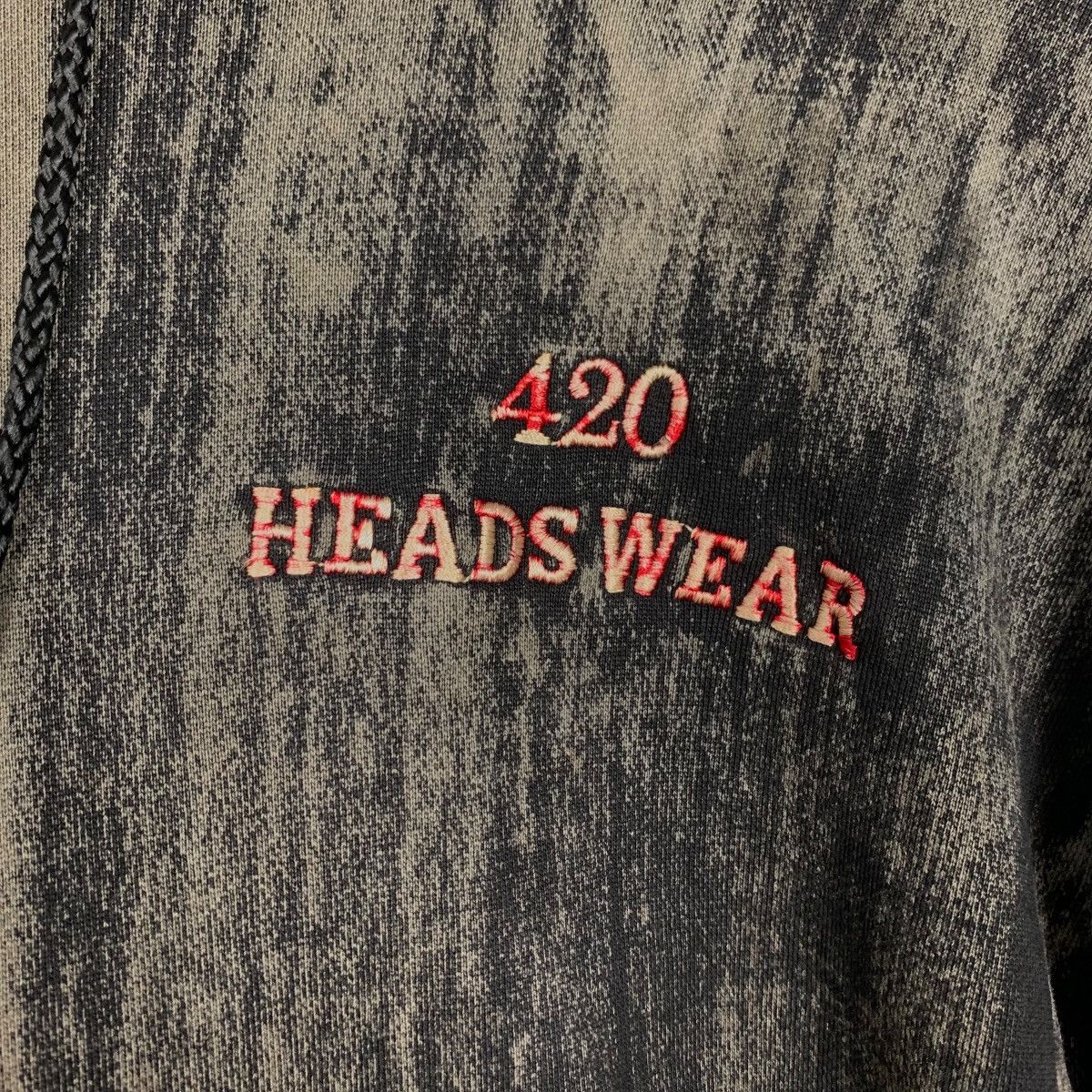 Japanese Brand Sick! Trashed 420 HEADS WEAR Pullover Hoodies #2240-C99 Size US M / EU 48-50 / 2 - 13 Thumbnail