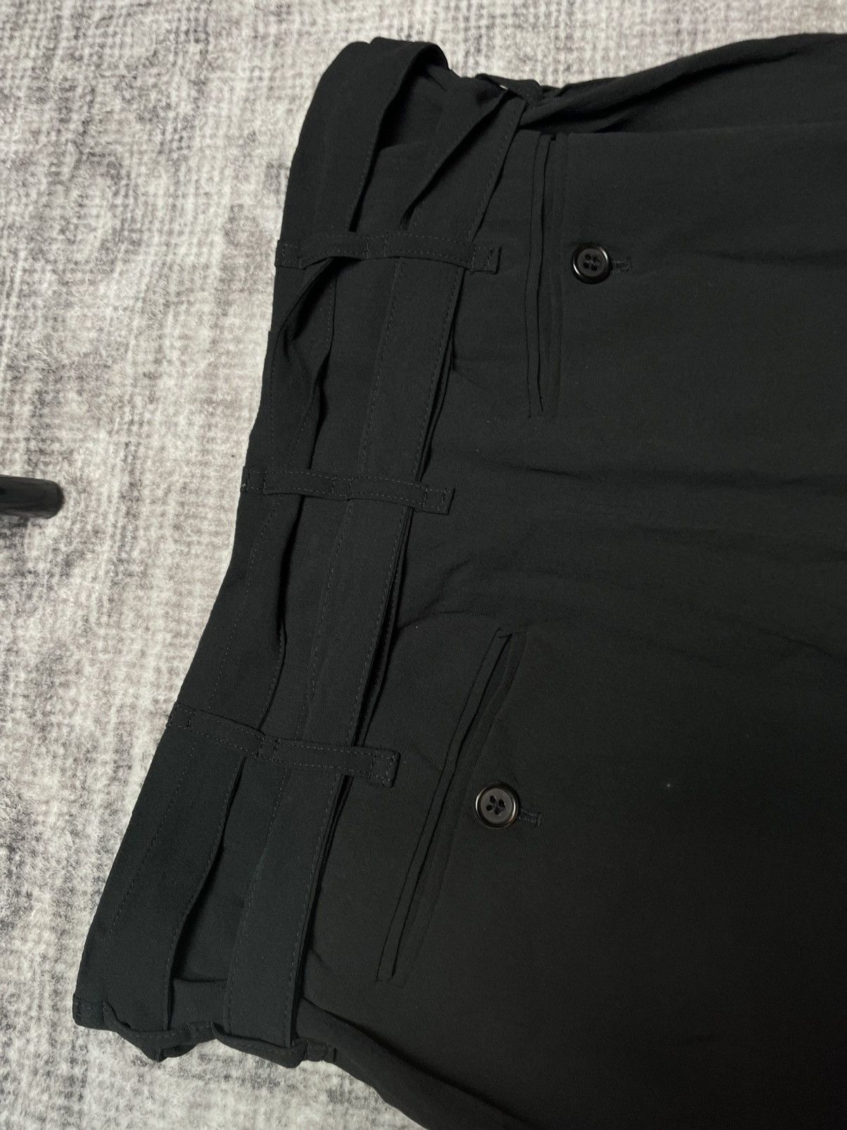 Ann Demeulemeester Ann Demeulemeester Silk Bondage Cargo Pants Size US 30 / EU 46 - 13 Thumbnail
