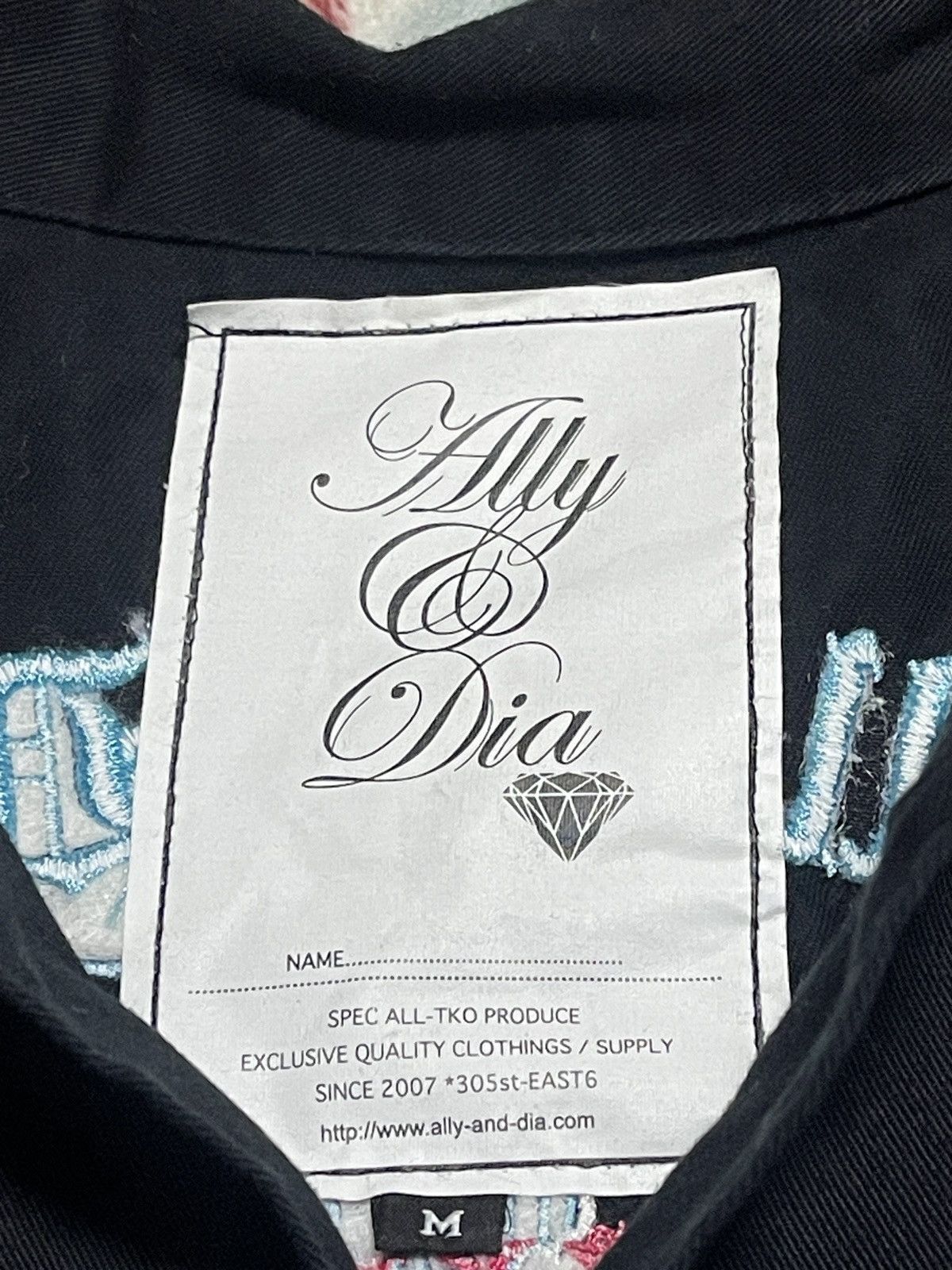 Japanese Brand Ally & Dia long sleeve embroidered shirt Maria Size US M / EU 48-50 / 2 - 8 Thumbnail