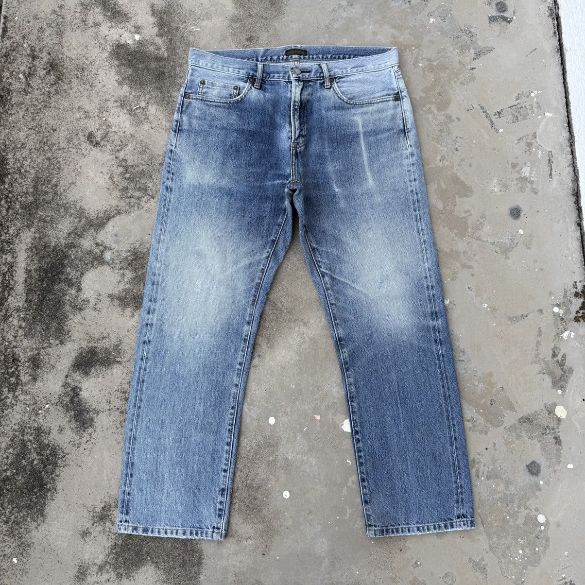 Shinzo Japanese selvage baggy denim