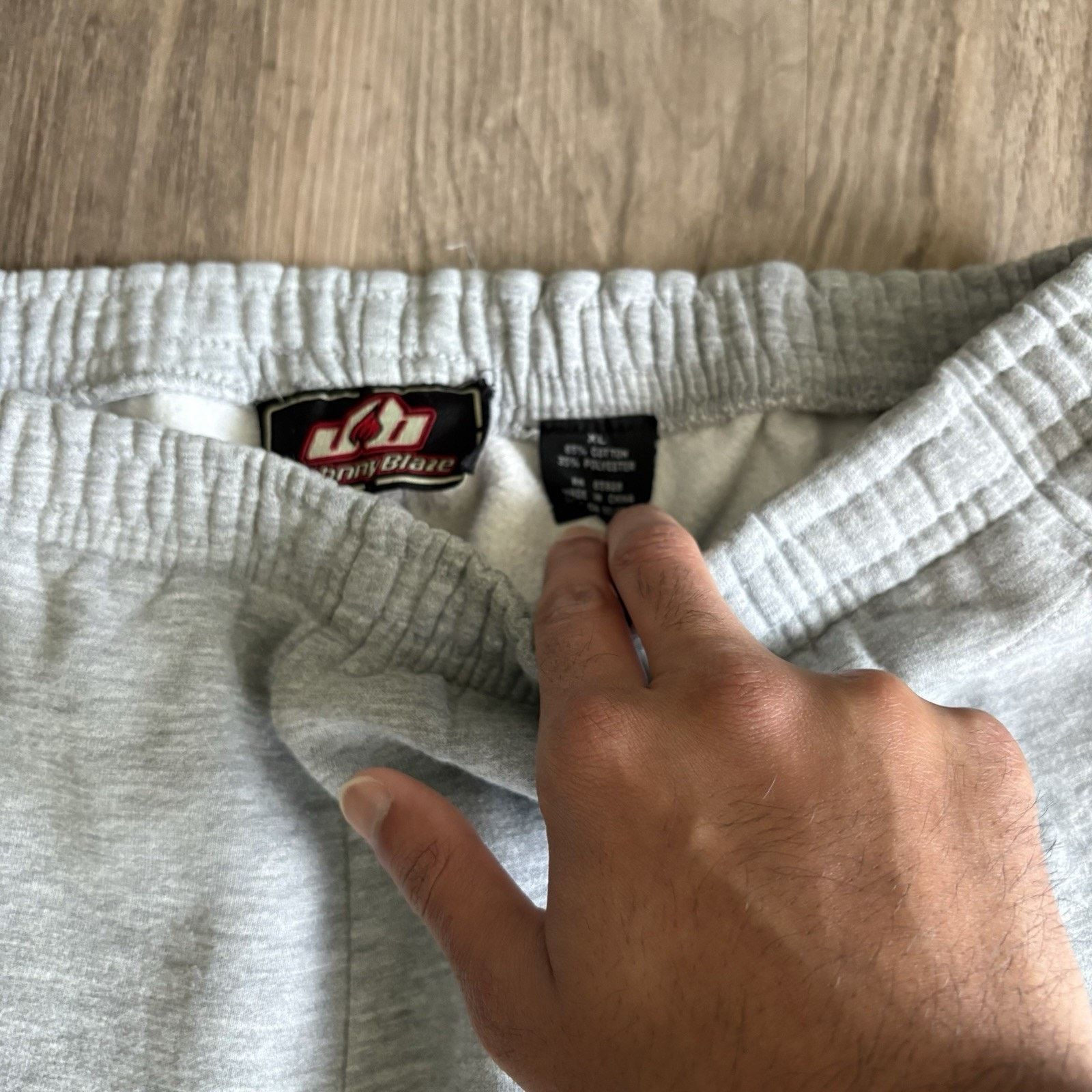 Vintage Vintage Johnny Blaze Sweatpants Size XL Gray Y2K Baggy Size US 36 / EU 52 - 4 Thumbnail