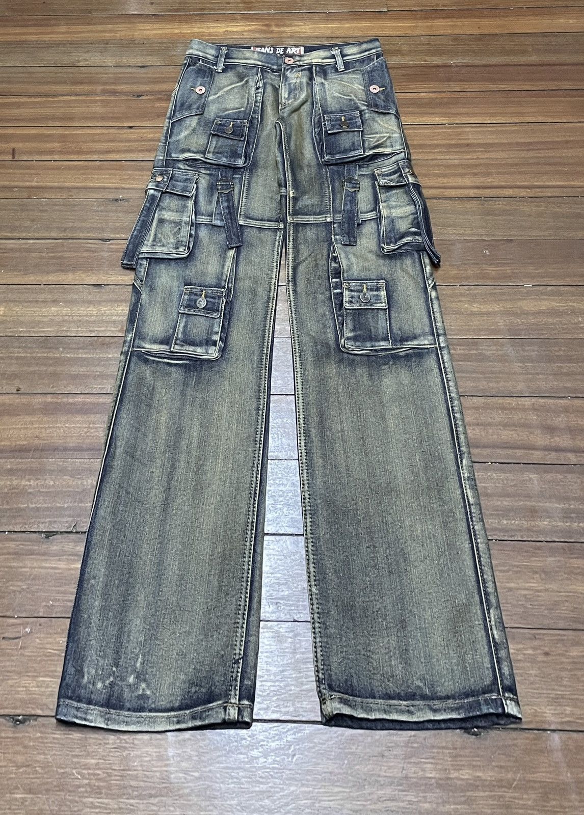 If Six Was Nine × Japanese Brand × Le Grande Bleu (L.G.B.) Very Rare Vintage Brand Jeans De Art Tactical Jeans 2000s Size US 34 / EU 50 - 1 Thumbnail