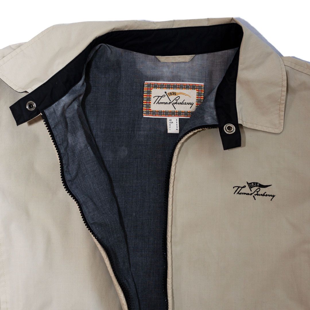 Burberry Burberry - Lightweight Harrington Jacket - Biege - M Size US M / EU 48-50 / 2 - 4 Thumbnail
